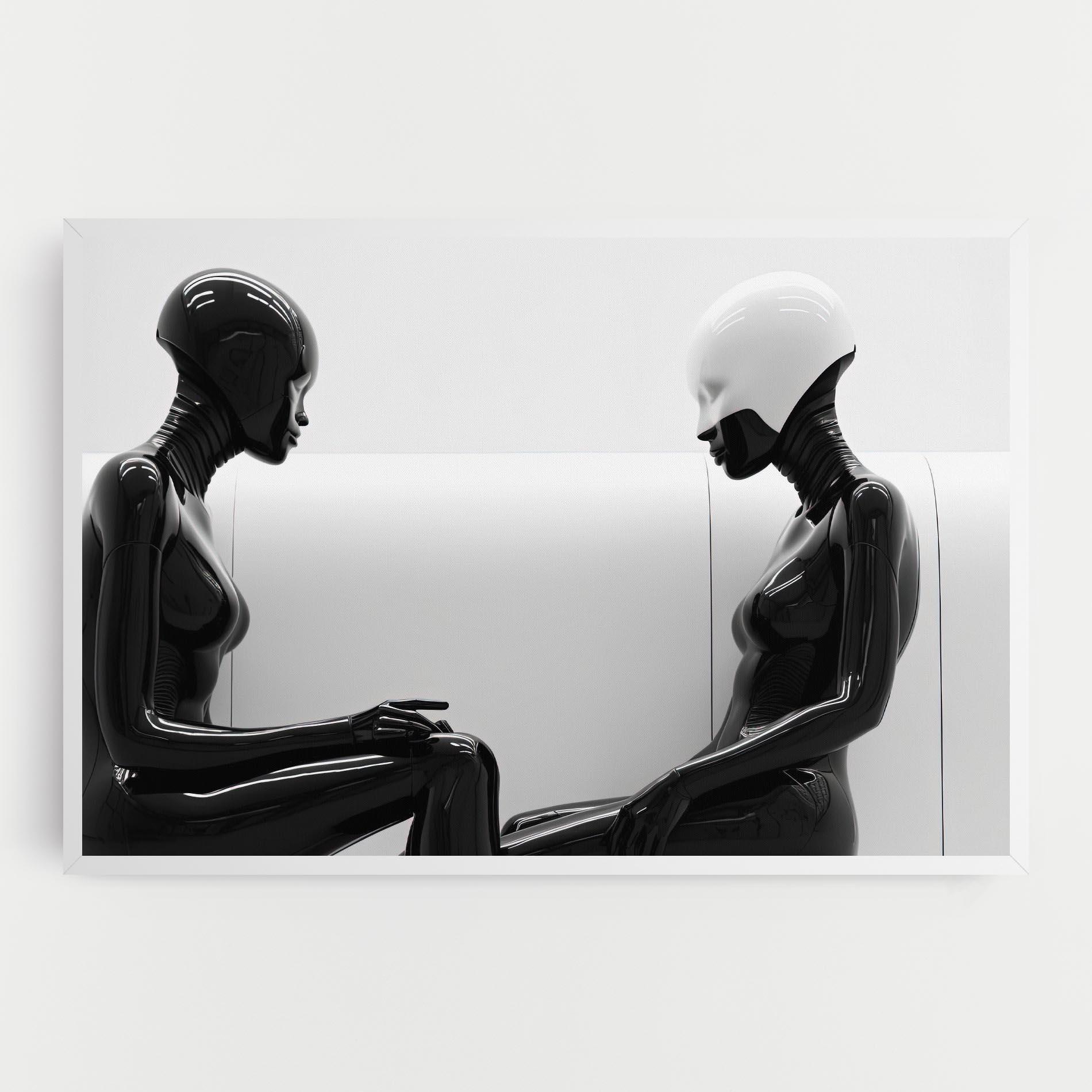 Tablou Canvas Black Mannequin mockup 0
