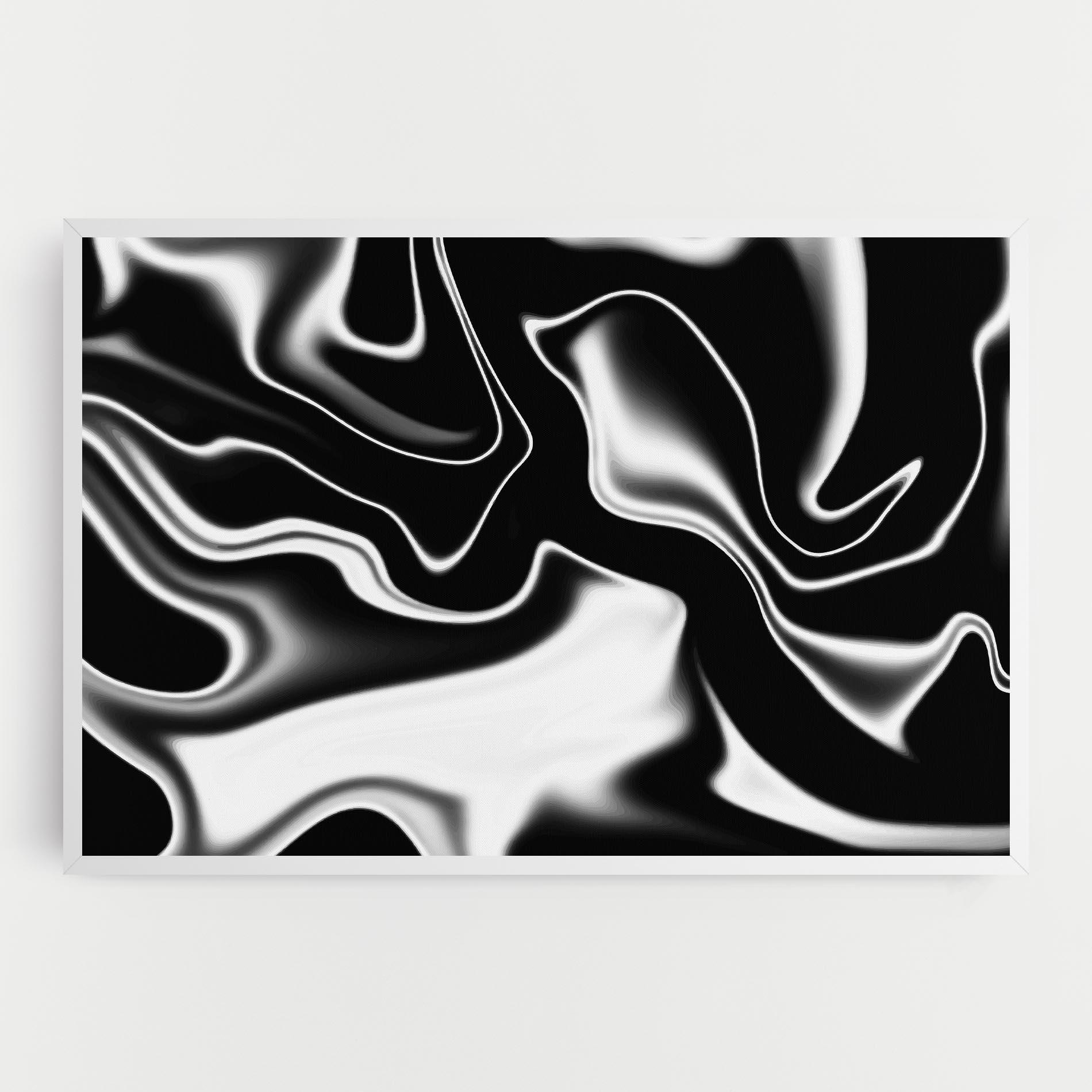 Tablou Canvas Black Metalic Art mockup 0