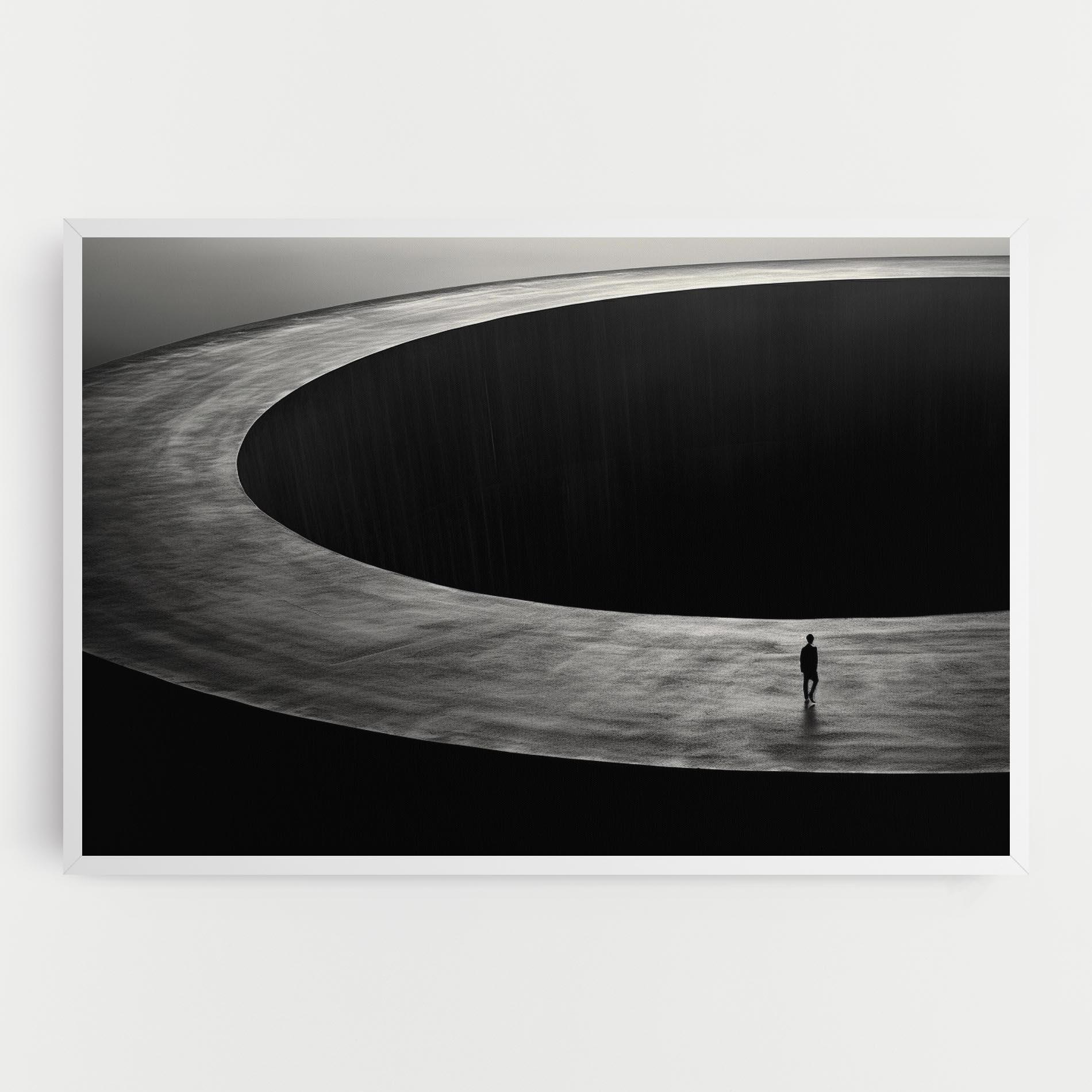 Tablou Canvas Man Walking mockup 0