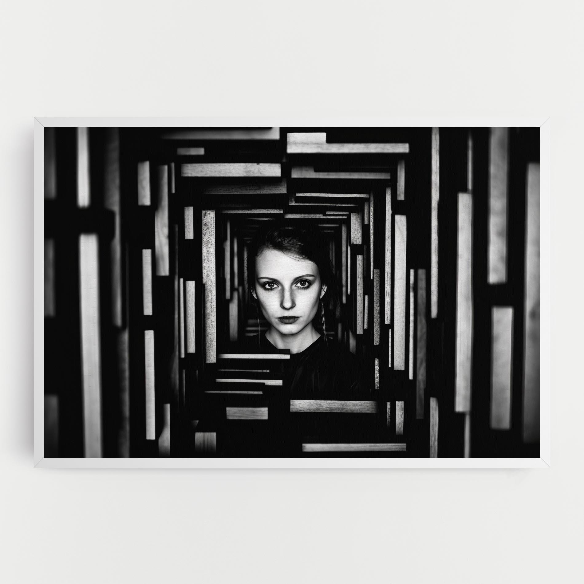 Tablou Canvas Tunnel Woman mockup 0