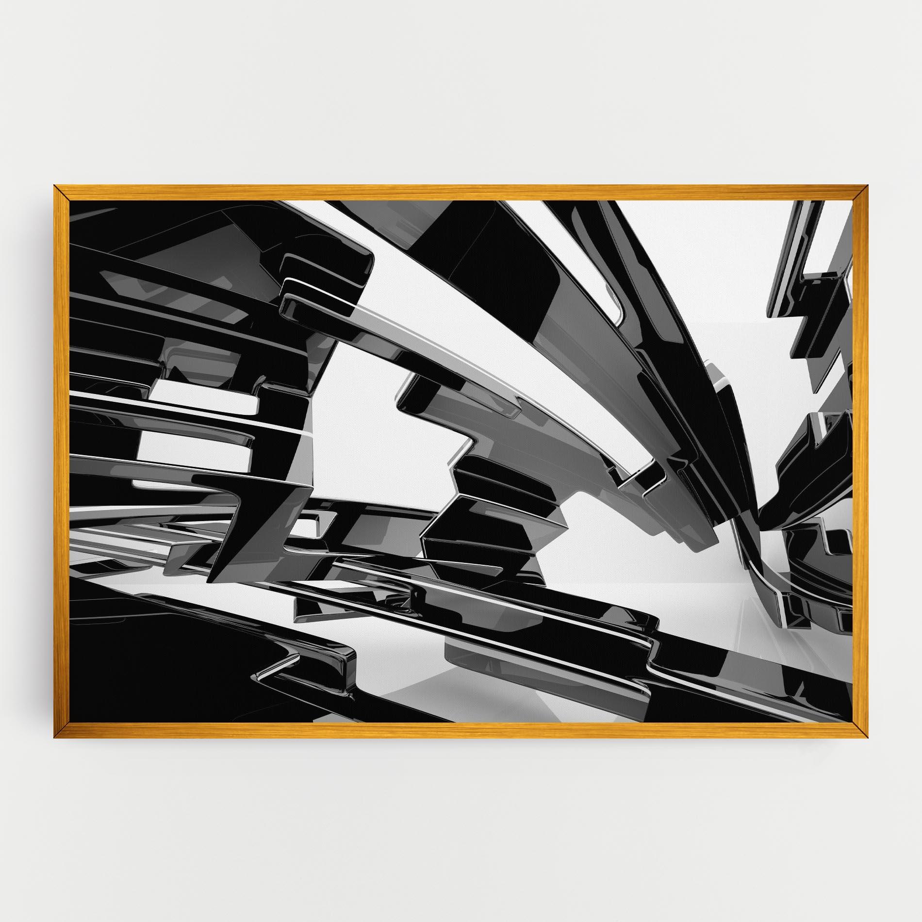 Tablou Canvas Glossy Sculpture mockup 0