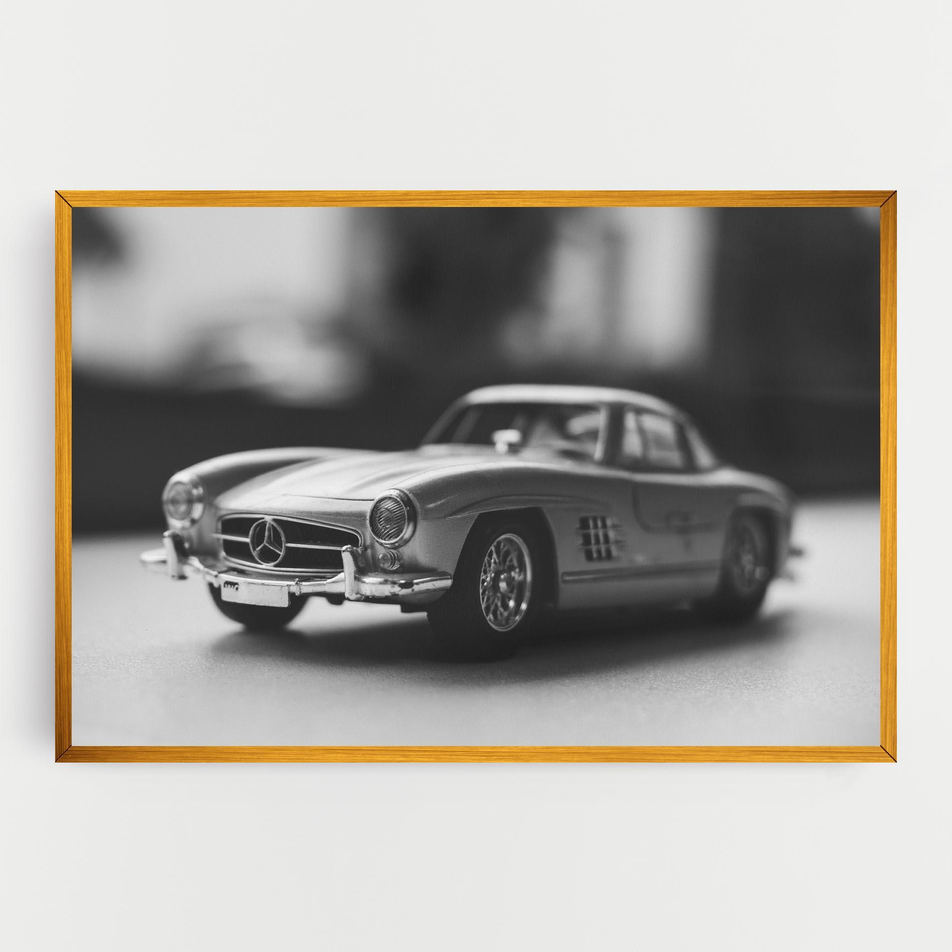 Tablou Canvas Grey Old Car mockup 0