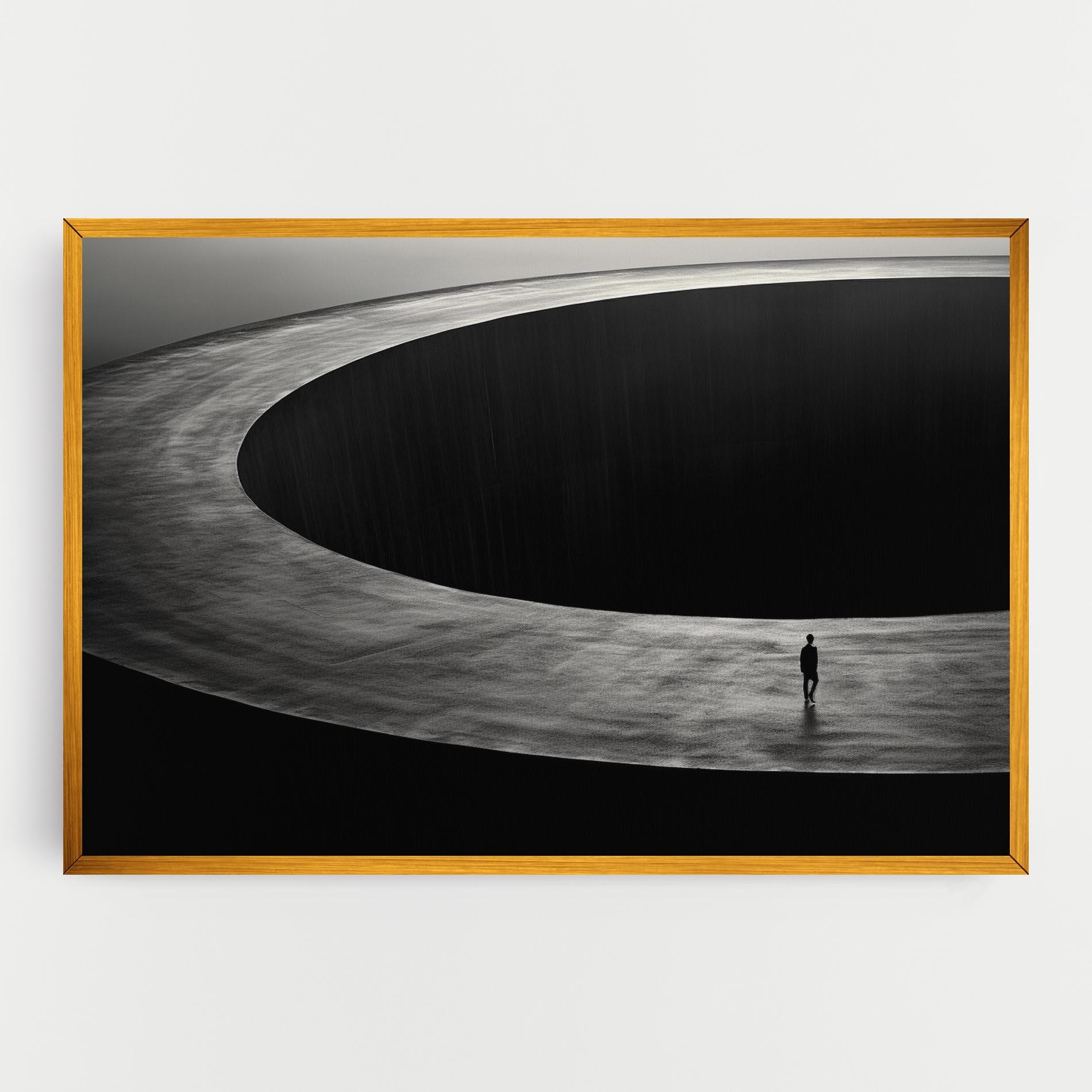 Tablou Canvas Man Walking mockup 0