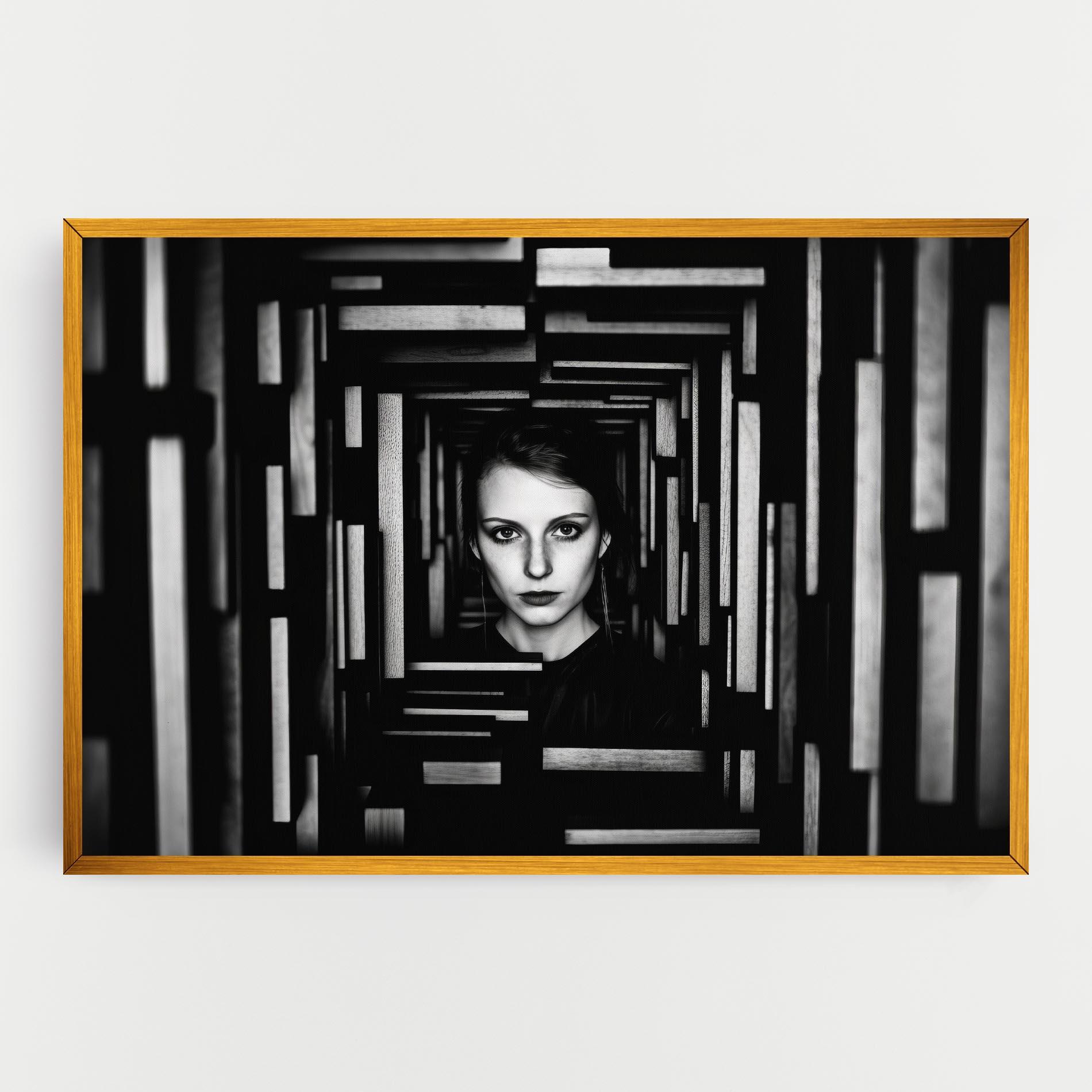 Tablou Canvas Tunnel Woman mockup 0
