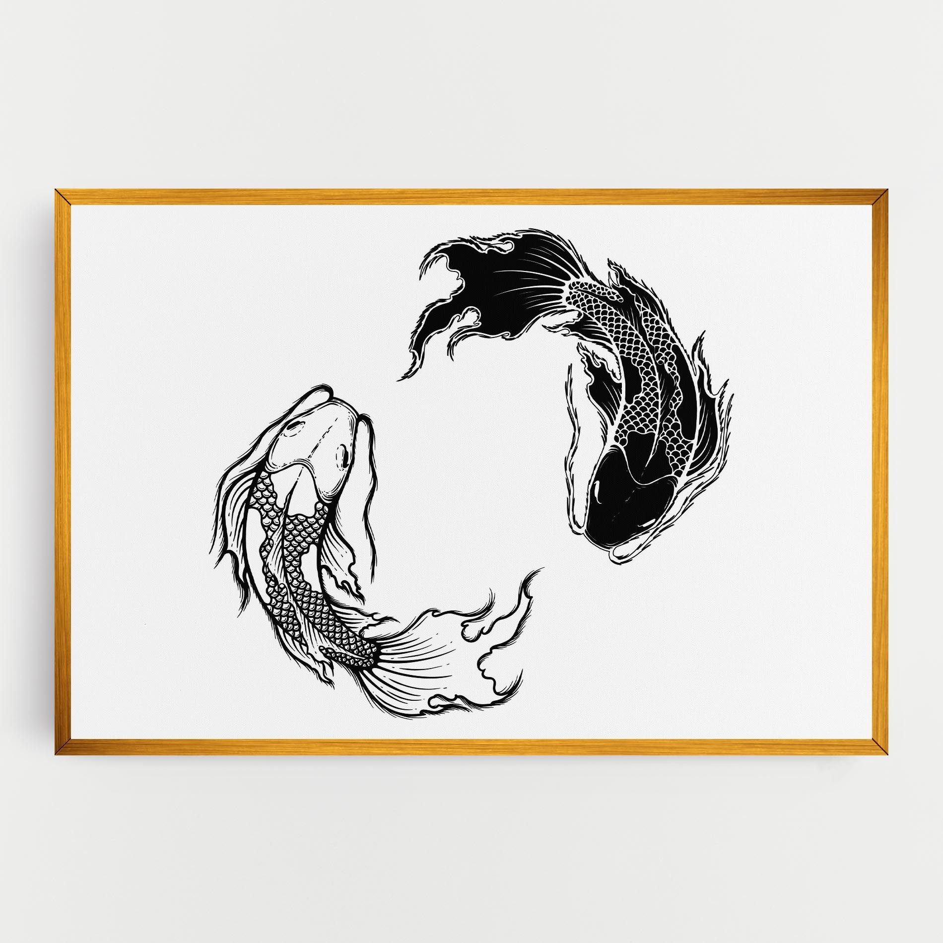 Yin Yang Koi mockup 0
