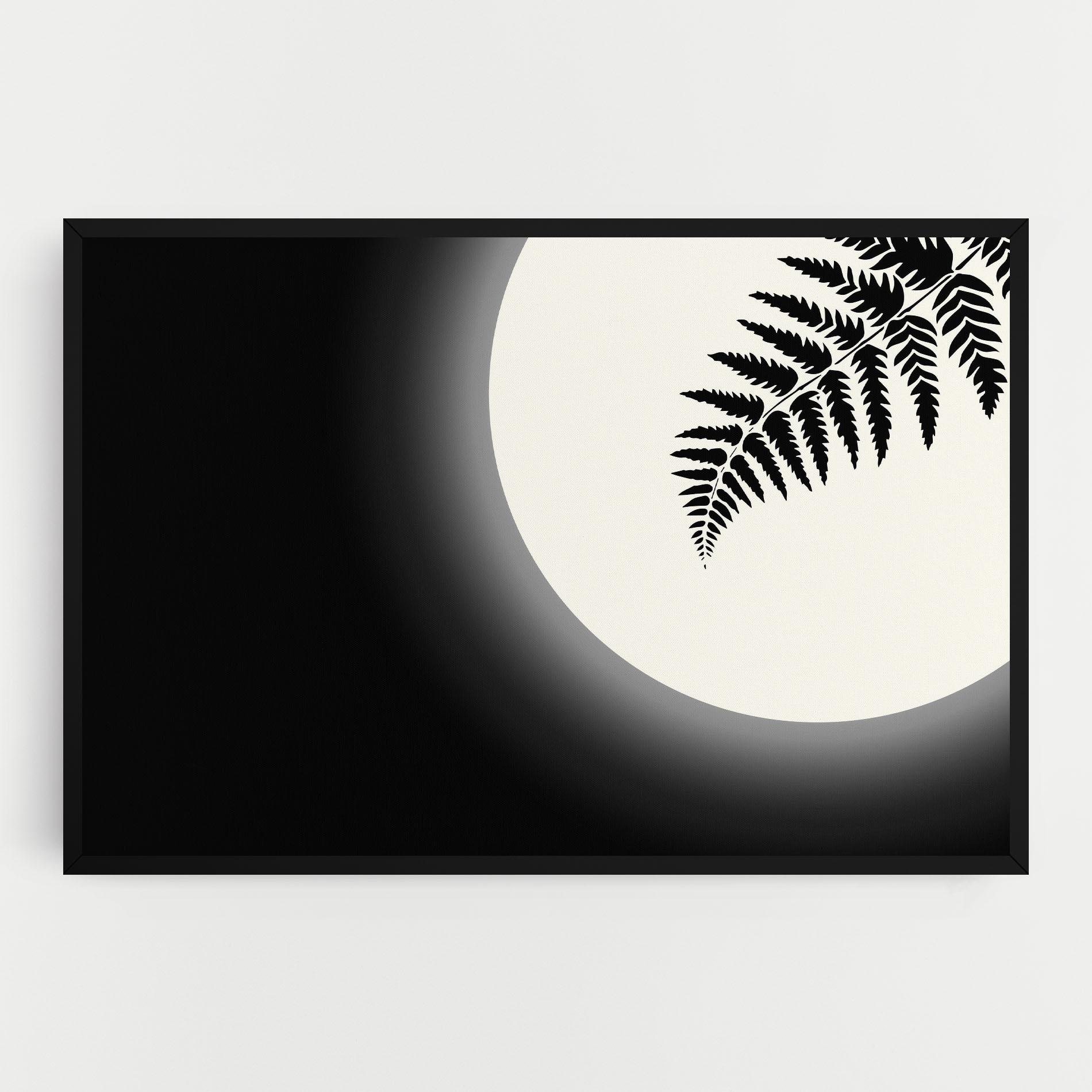 Tablou Canvas Full Moon Leaf mockup 0