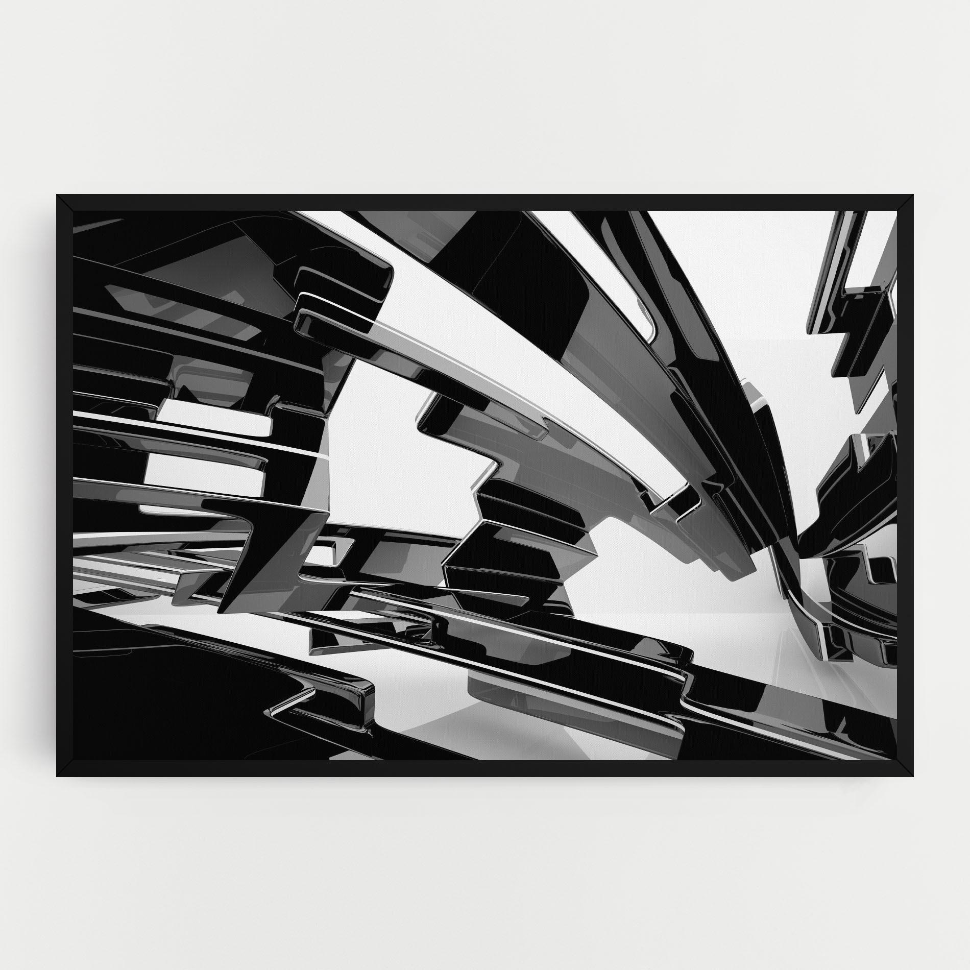 Tablou Canvas Glossy Sculpture mockup 0