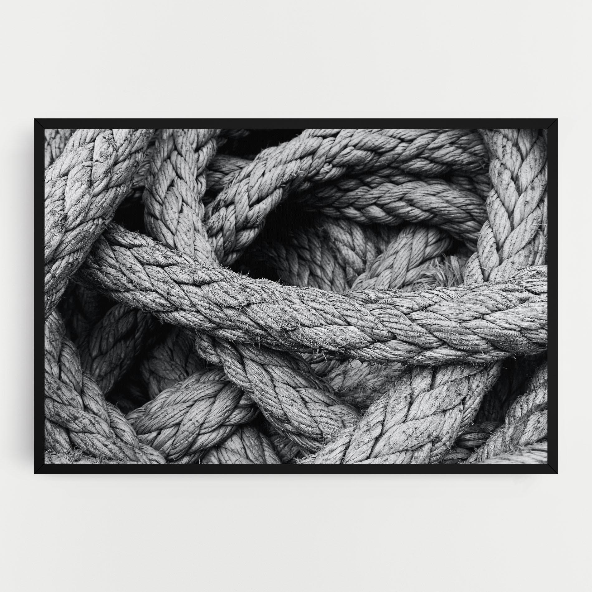 Tablou Canvas Gray String mockup 0
