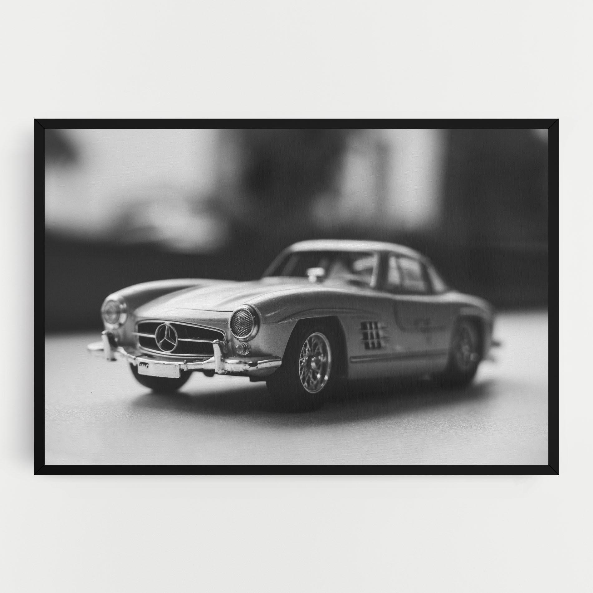 Tablou Canvas Grey Old Car mockup 0
