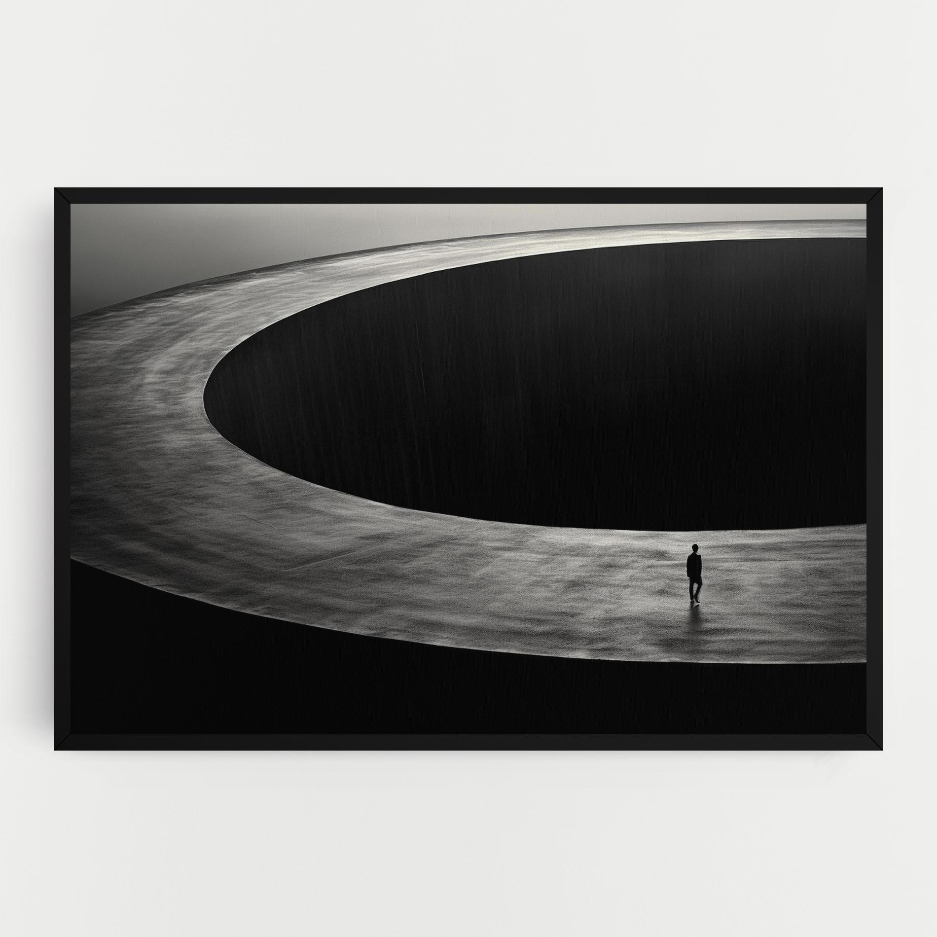 Tablou Canvas Man Walking mockup 0