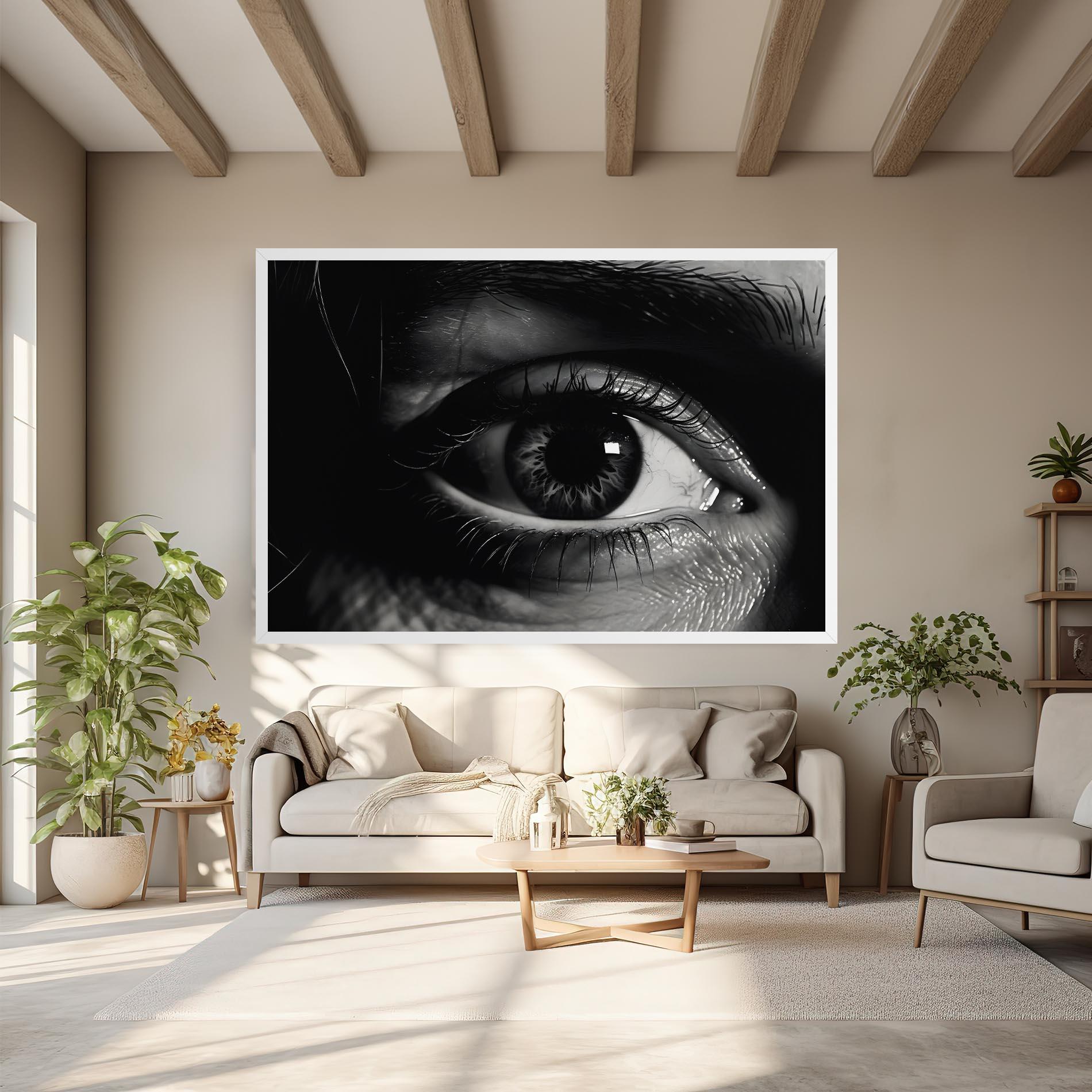 Tablou Canvas Eye Close Up mockup 6