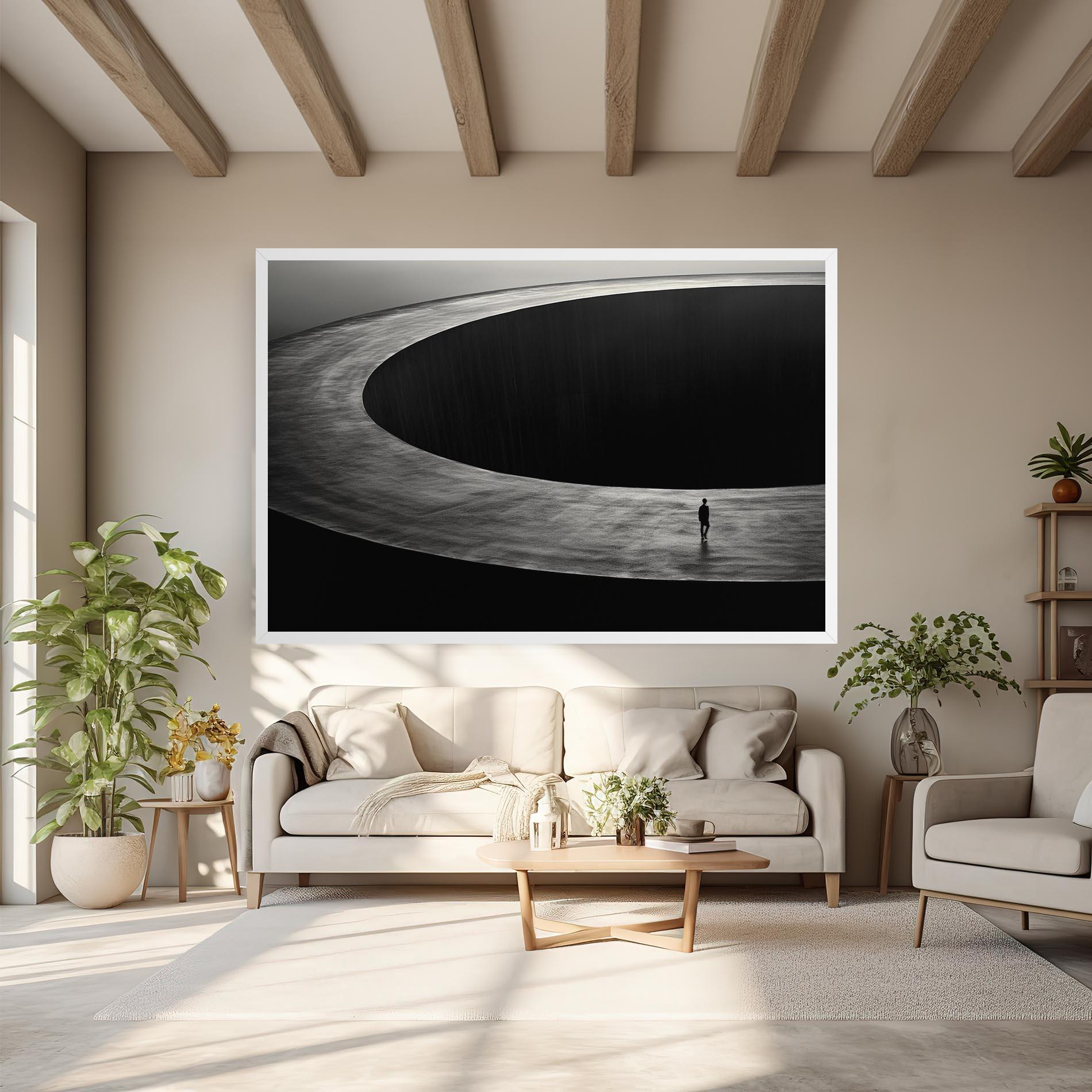 Tablou Canvas Man Walking mockup 6