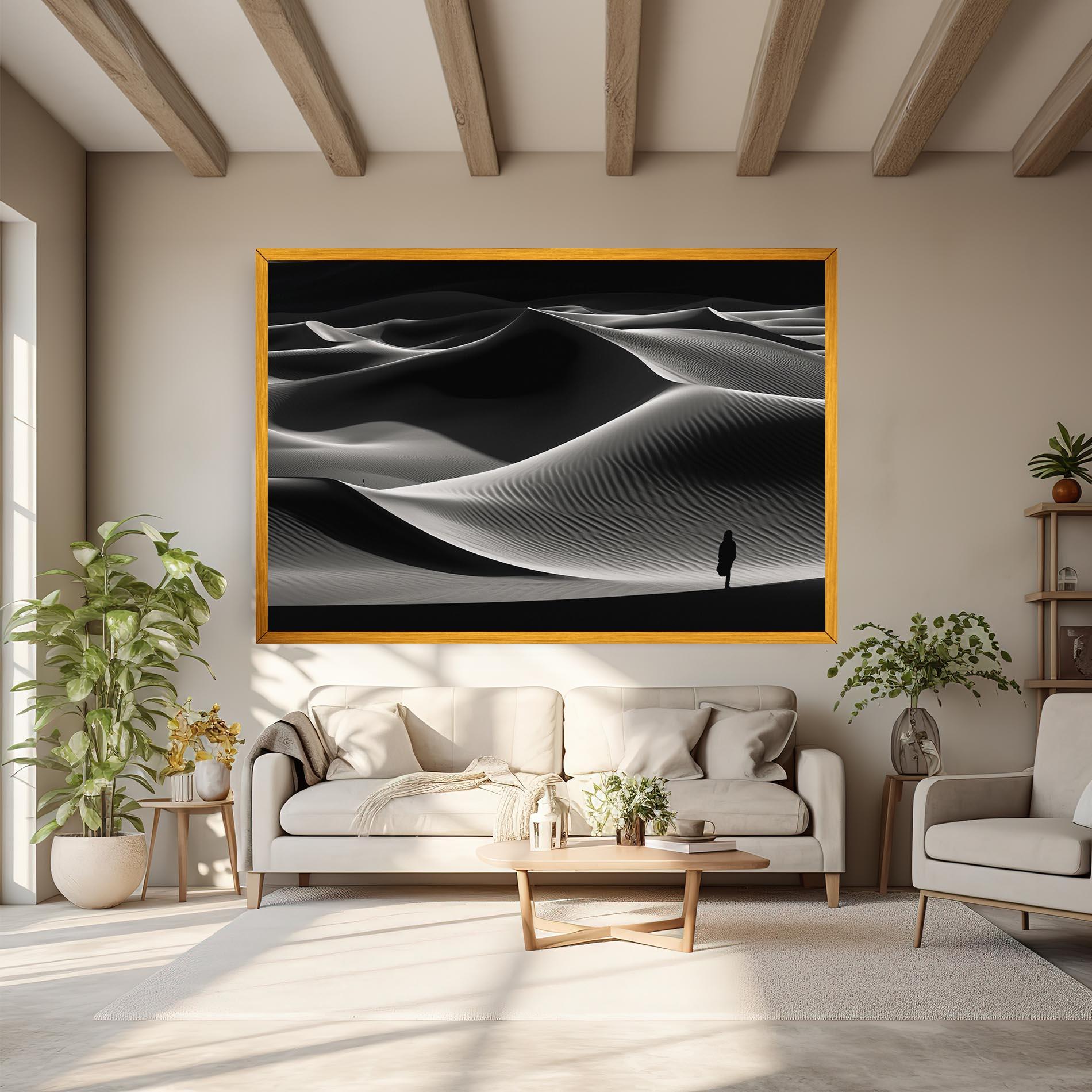 Tablou Canvas Dune Silhouette mockup 6