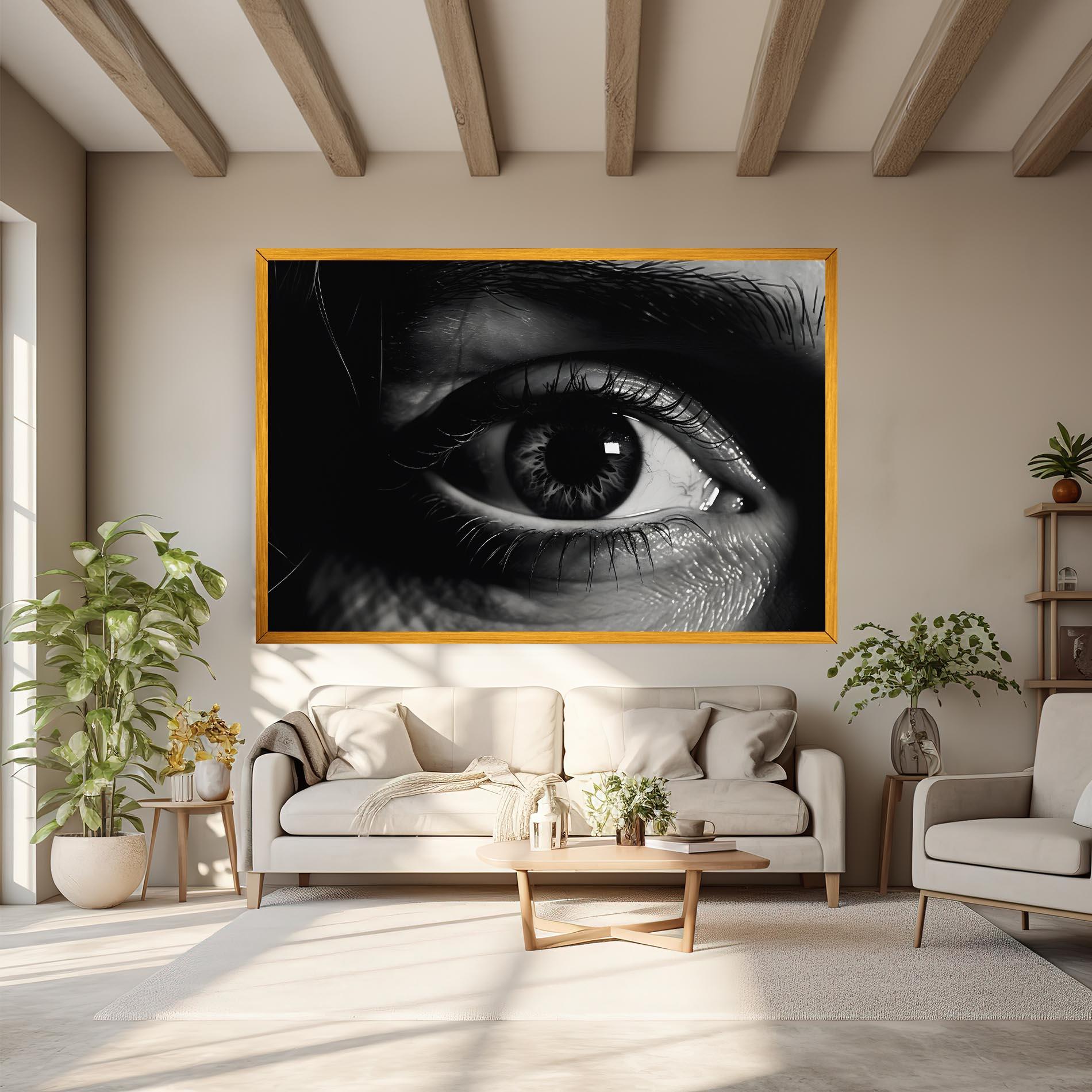 Tablou Canvas Eye Close Up mockup 6