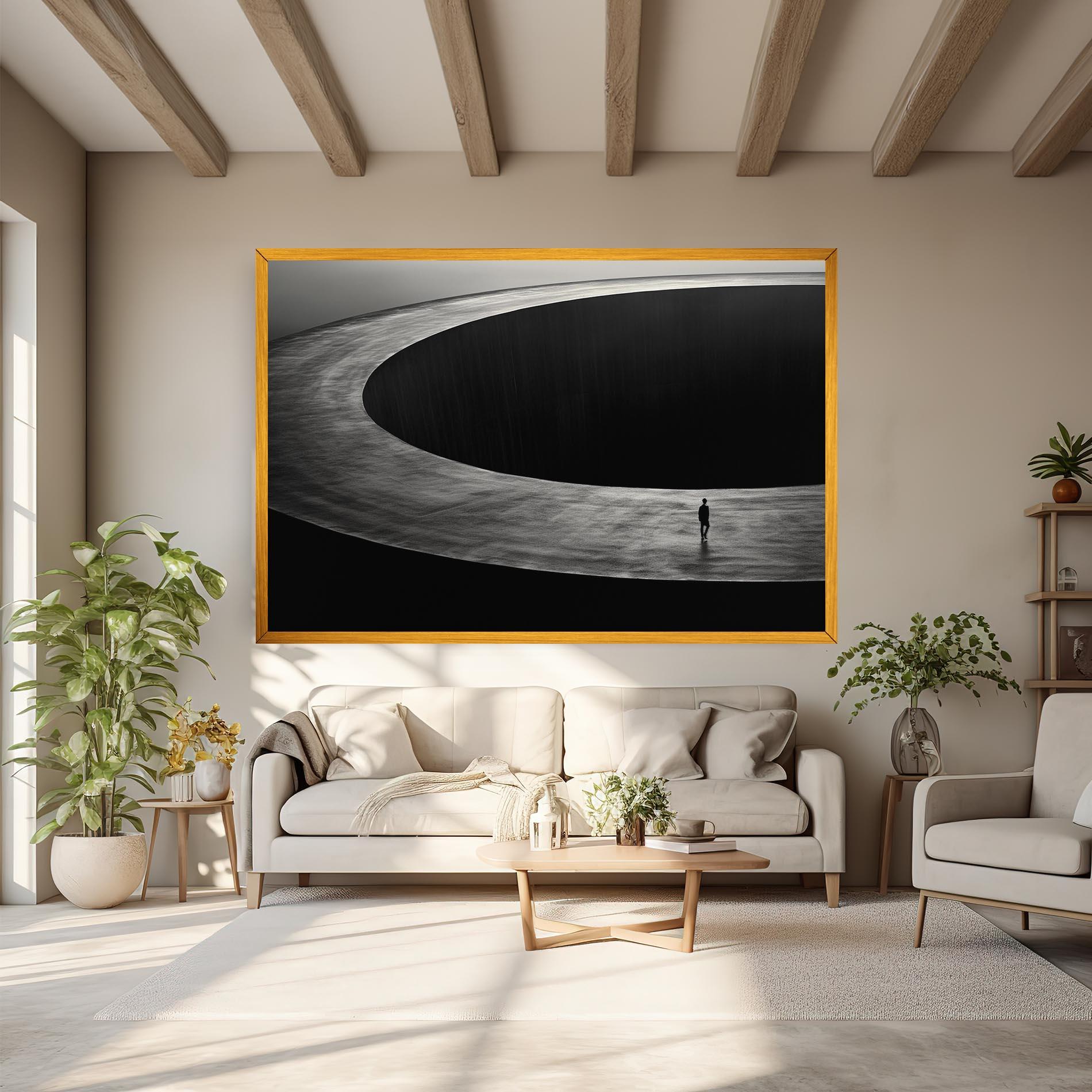 Tablou Canvas Man Walking mockup 6