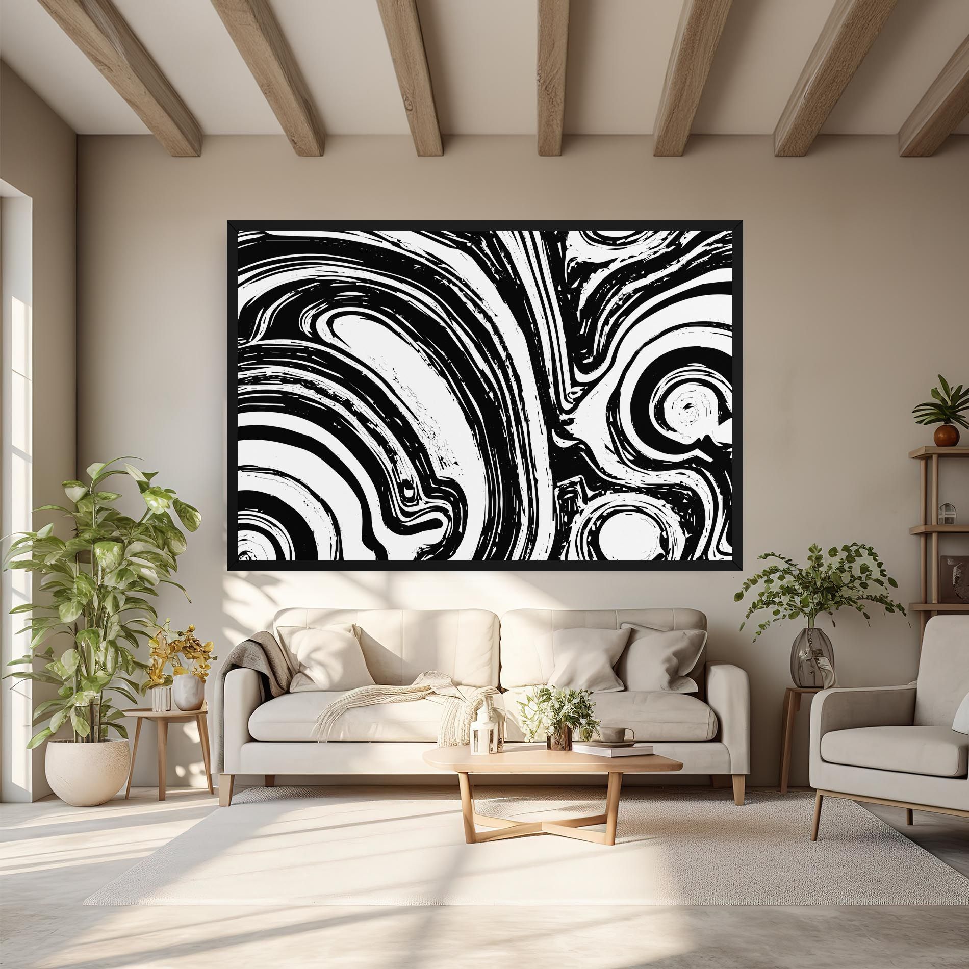 Black Liquid White mockup 6