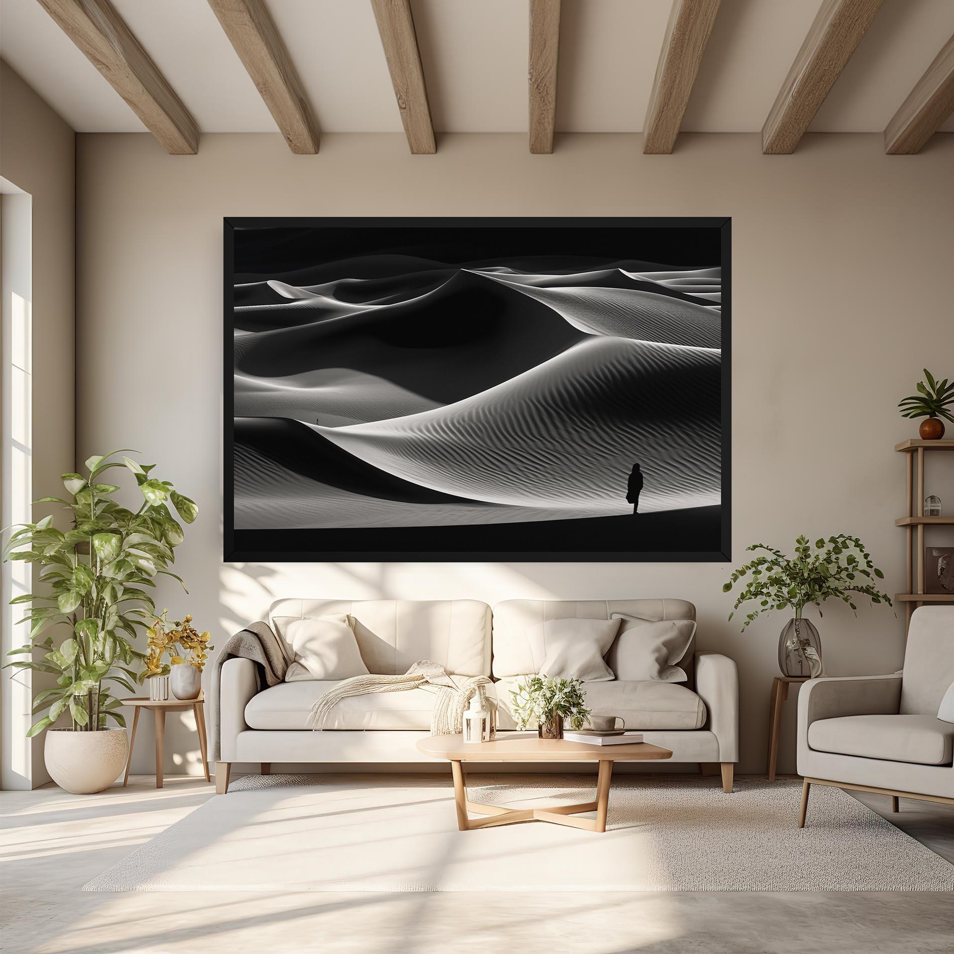 Tablou Canvas Dune Silhouette mockup 6