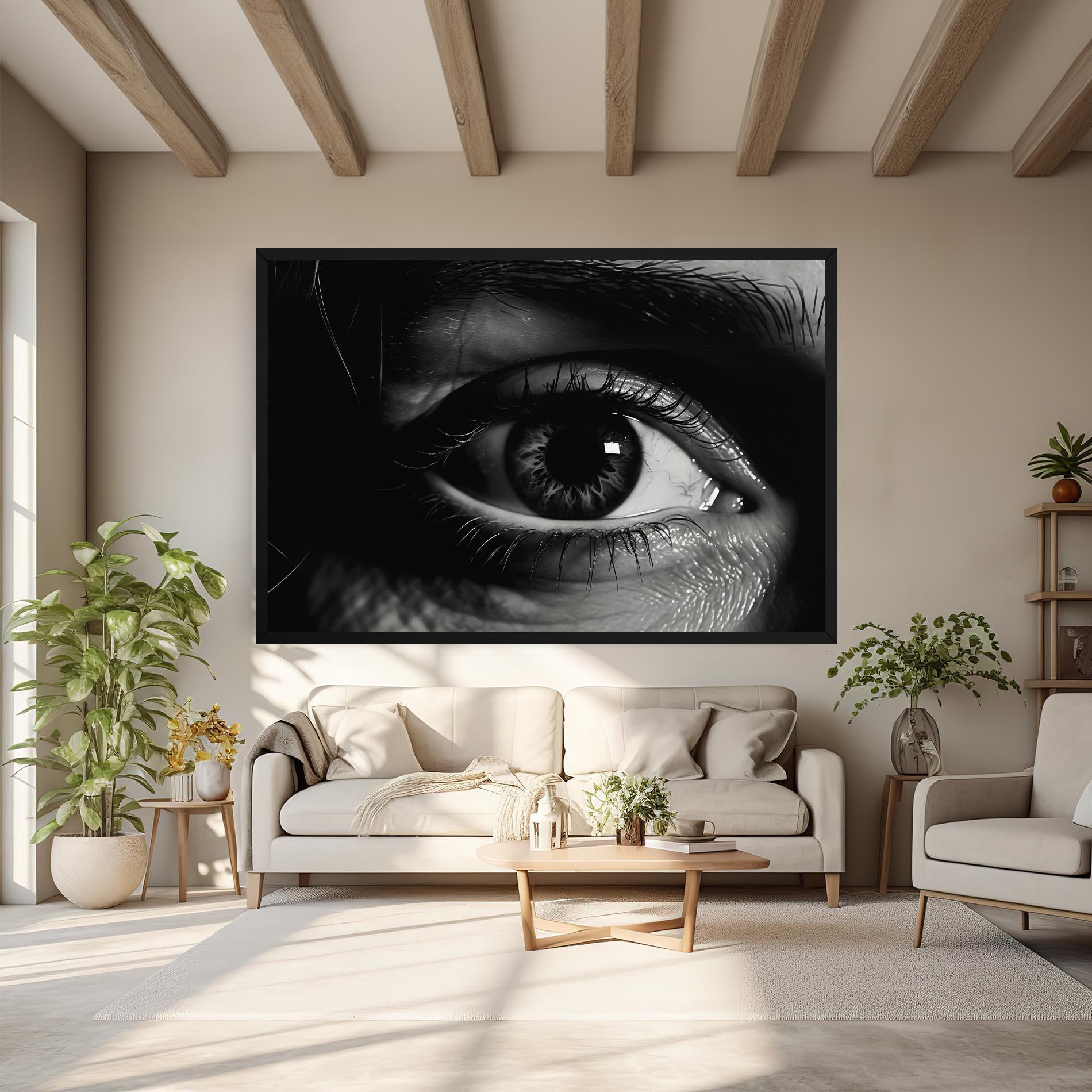 Tablou Canvas Eye Close Up mockup 6