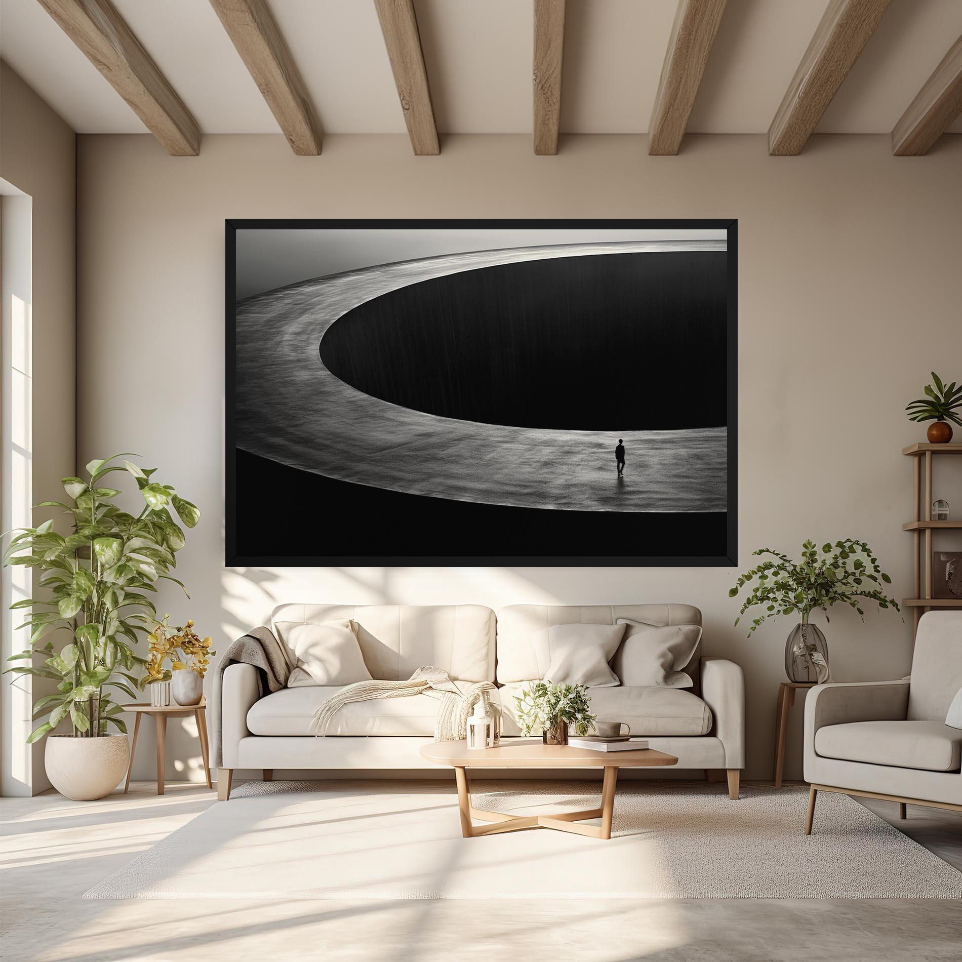 Tablou Canvas Man Walking mockup 6