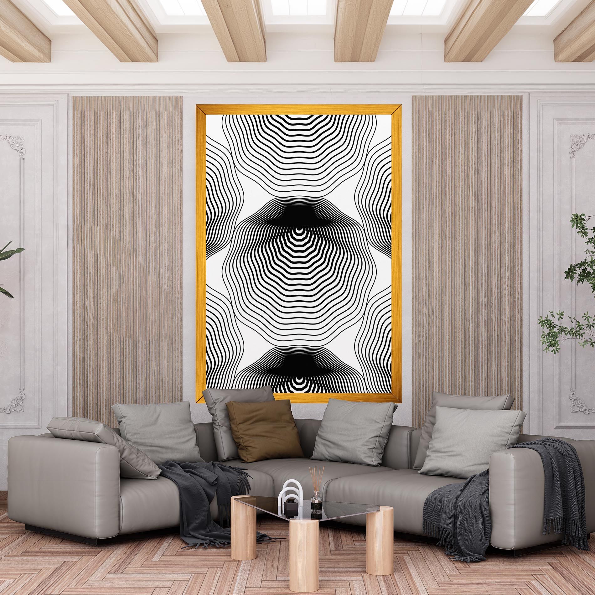 Black Line Art mockup 6