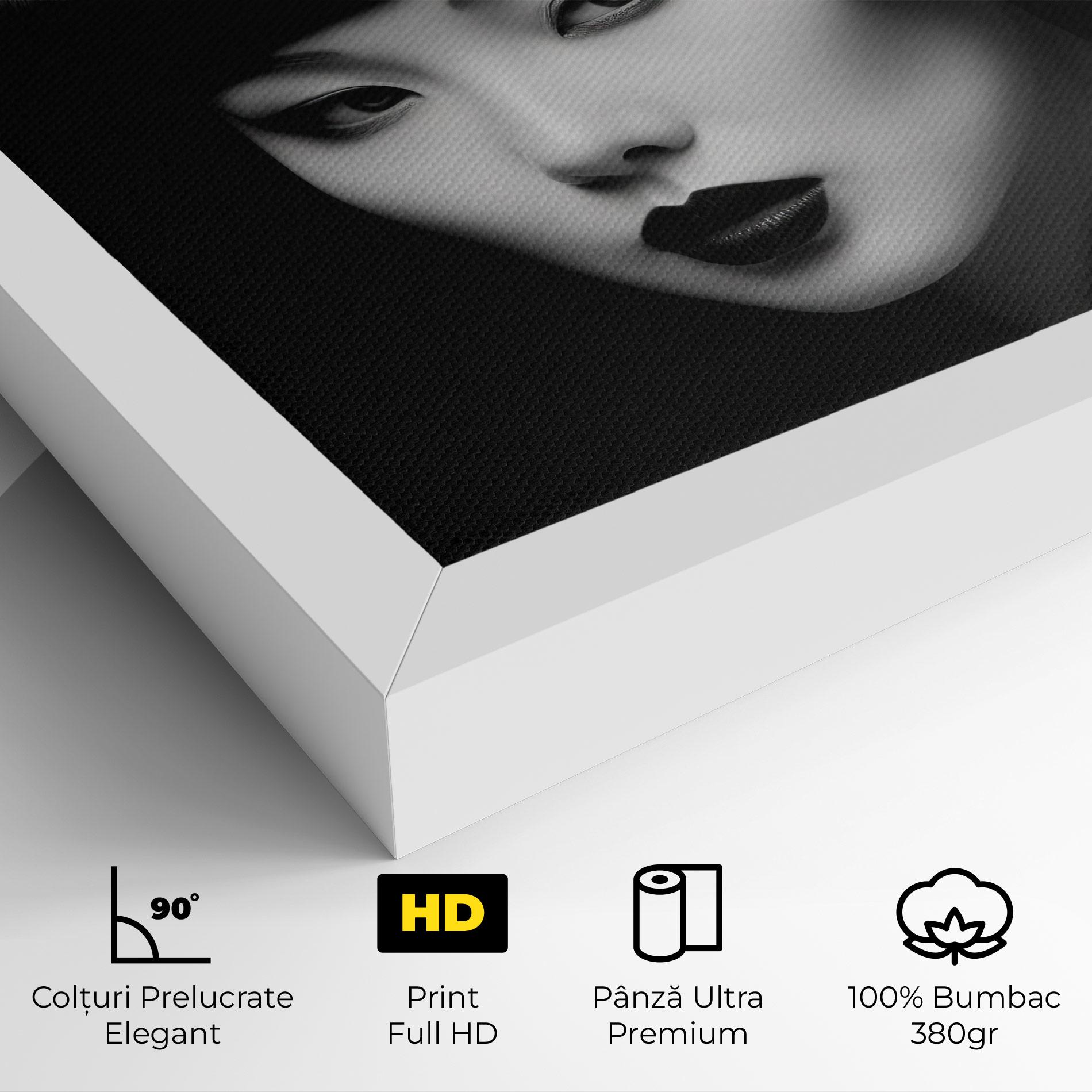 Tablou Canvas Abstract Asian Woman mockup 4