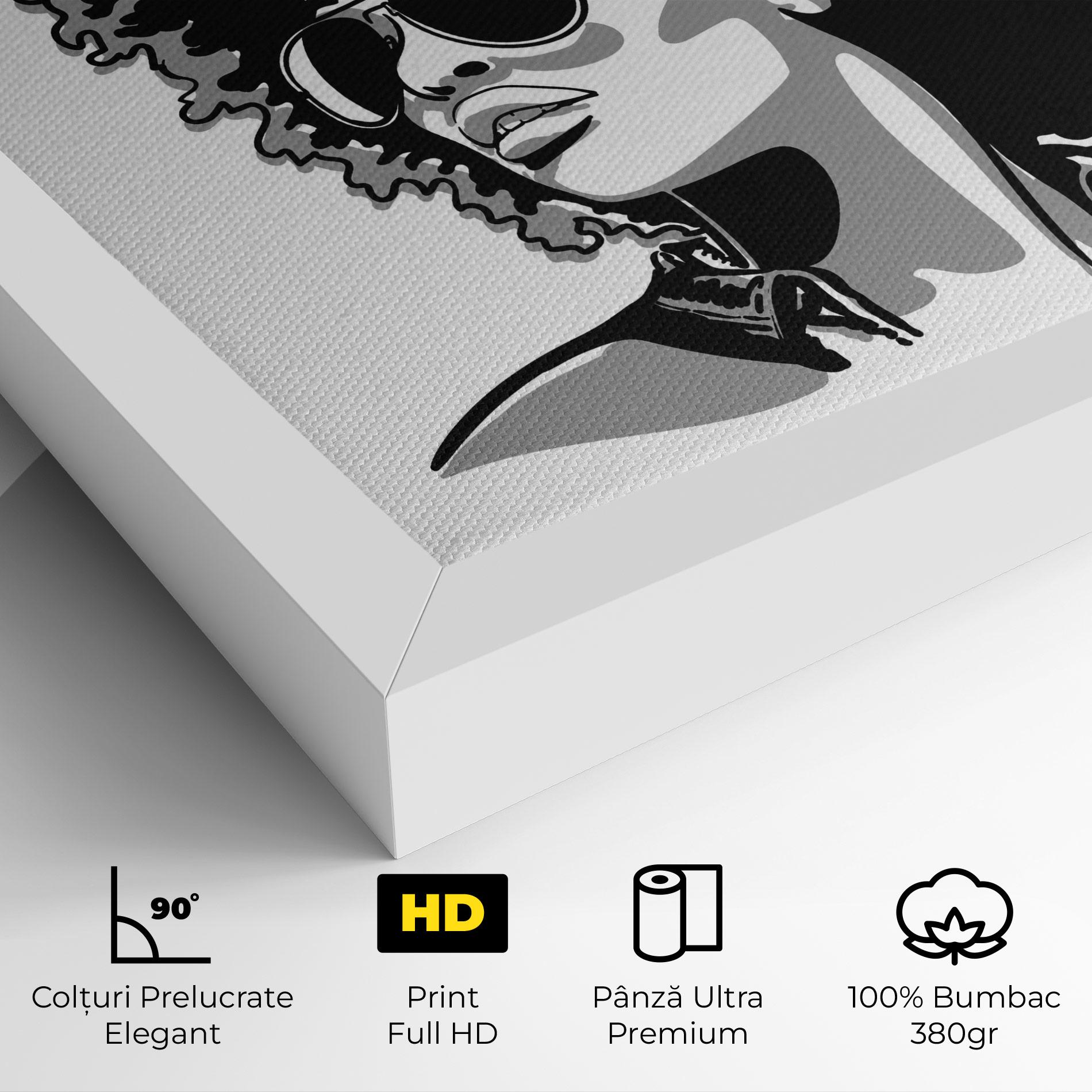 Tablou Canvas Black Grasses mockup 4