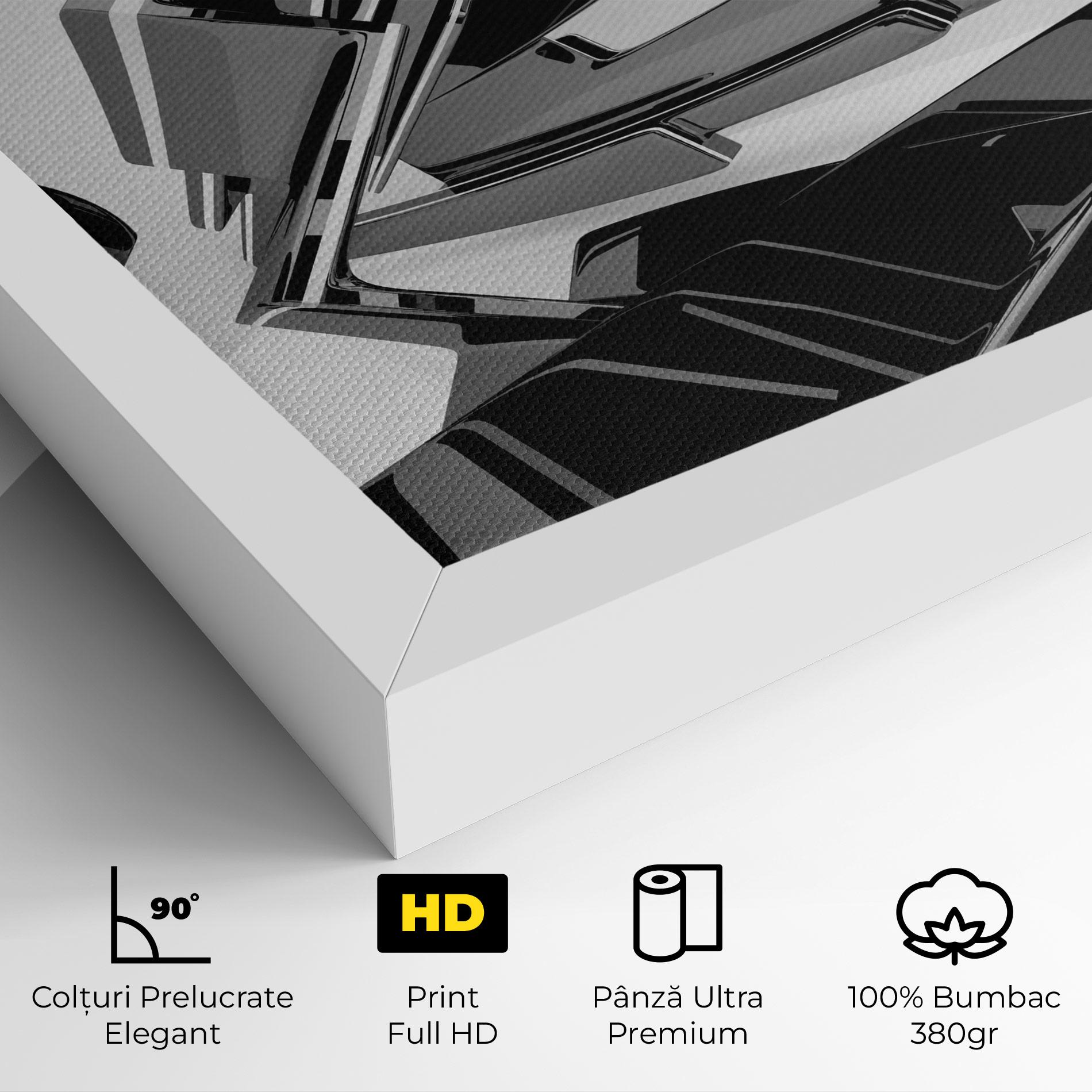 Tablou Canvas Black Sculpture mockup 4