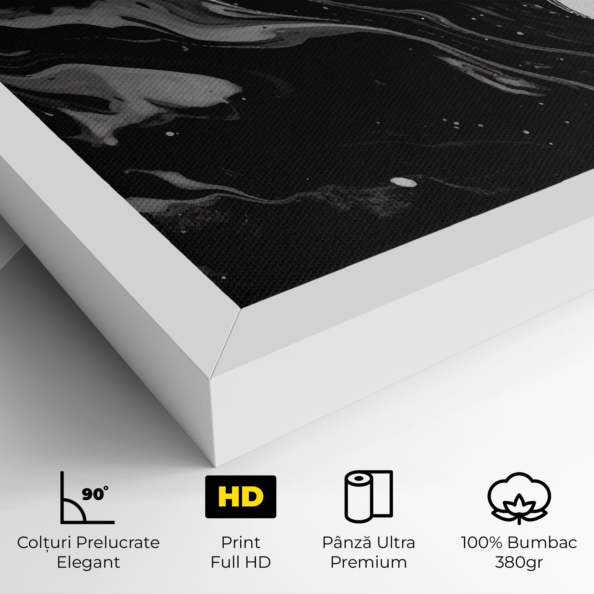 Tablou Canvas Grey Art Marble mockup 4