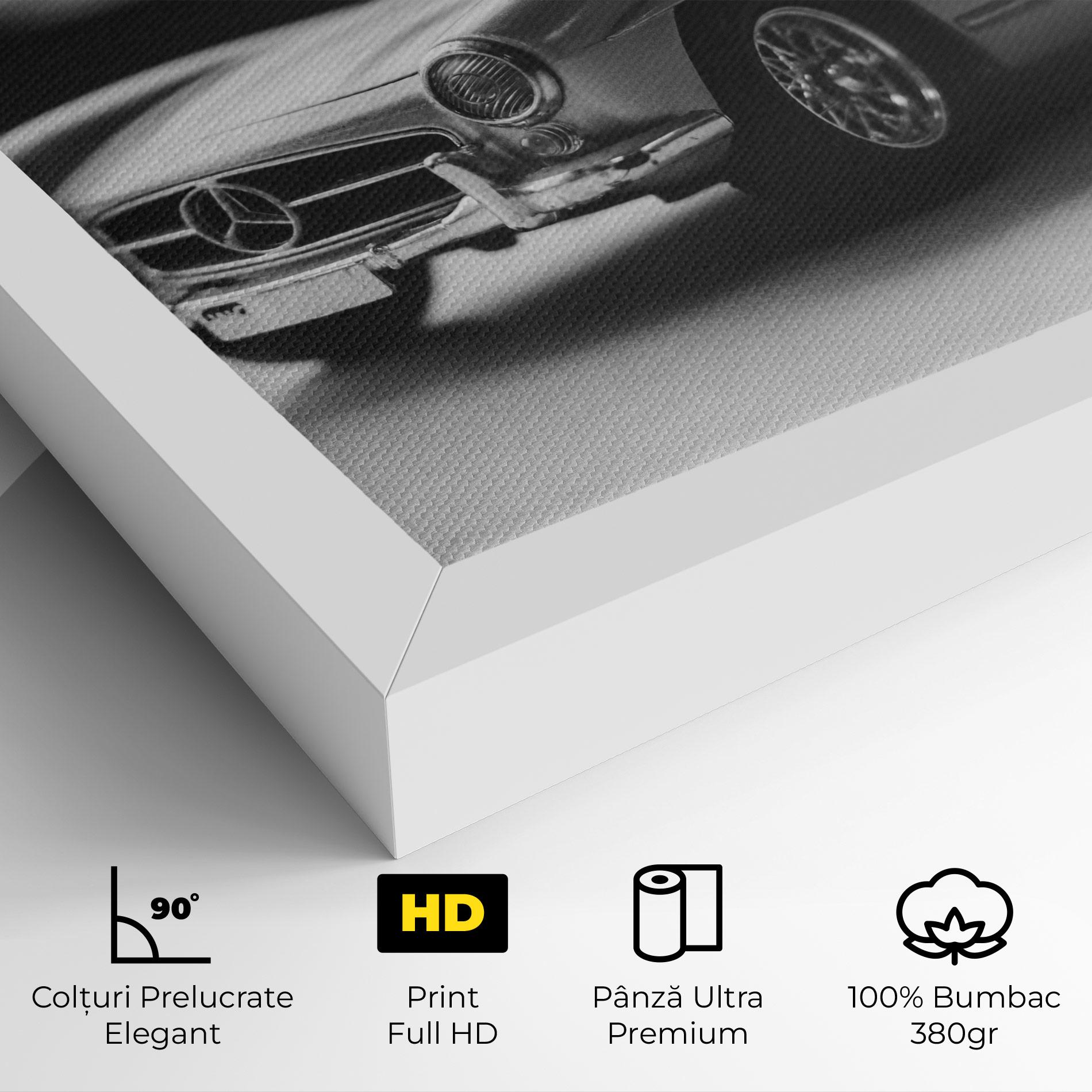 Tablou Canvas Grey Old Car mockup 4