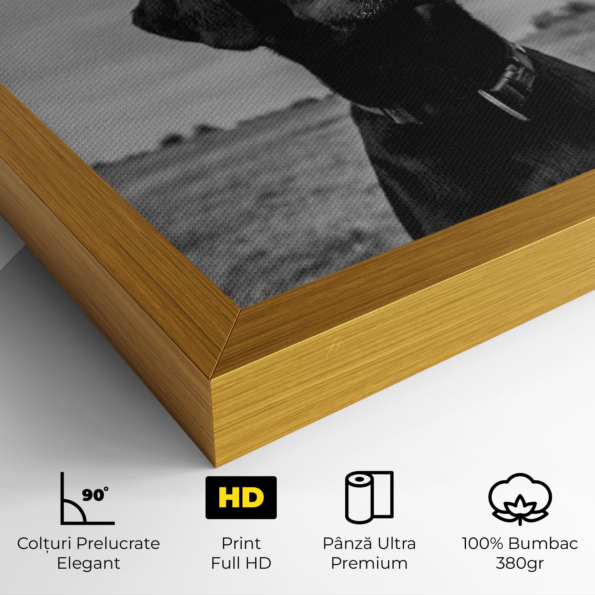 Tablou Canvas Black Dog mockup 4