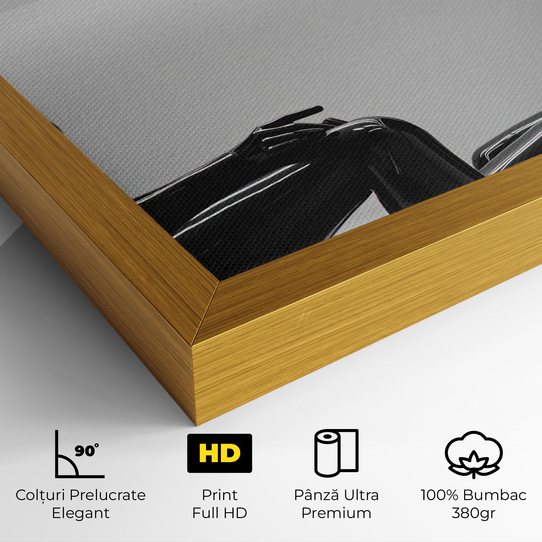 Tablou Canvas Black Mannequin mockup 4