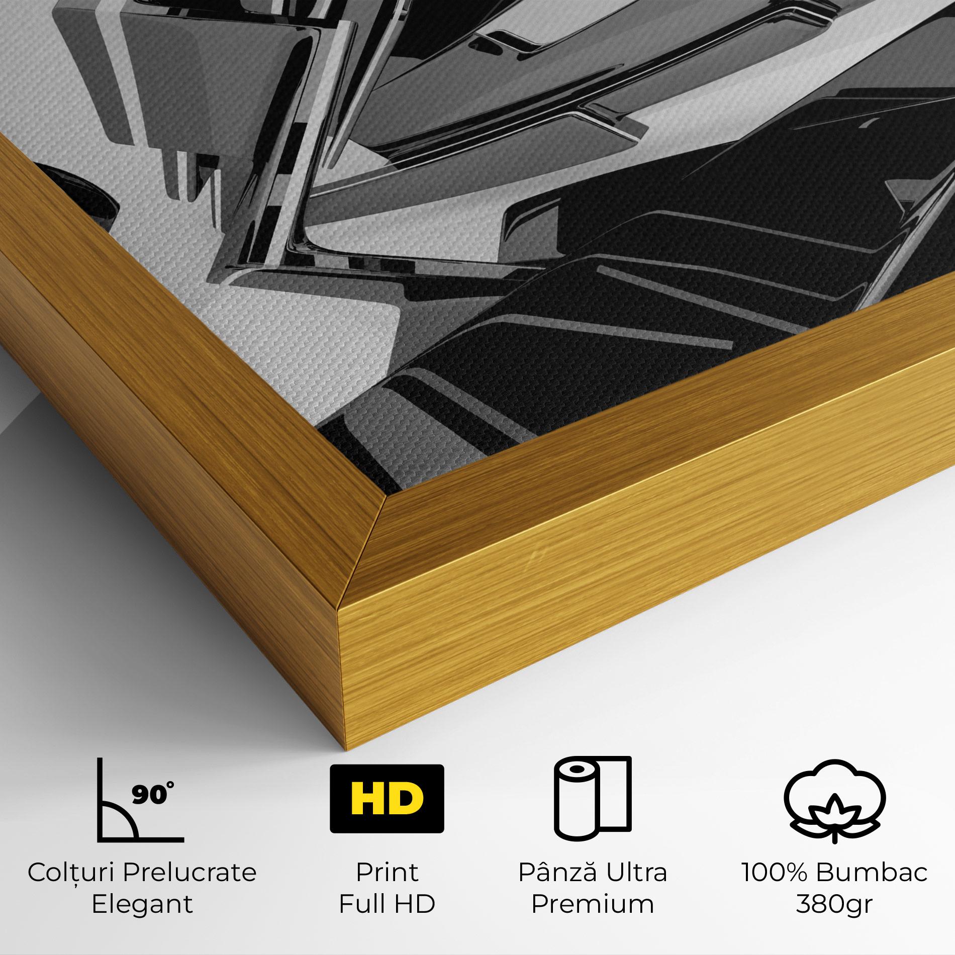 Tablou Canvas Black Sculpture mockup 4