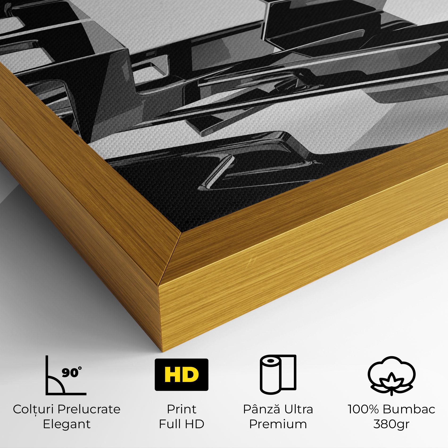 Tablou Canvas Glossy Sculpture mockup 4