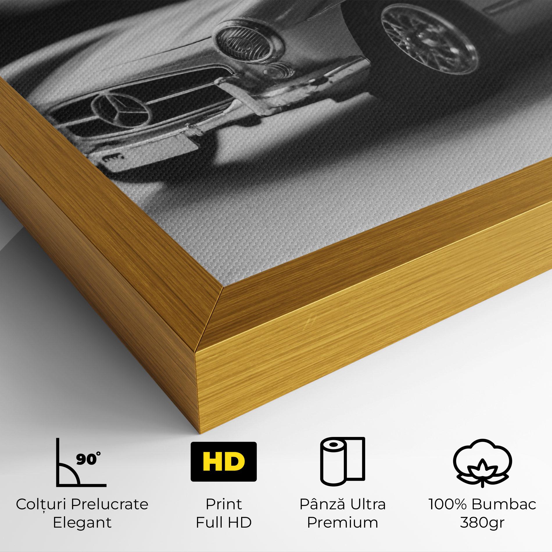 Tablou Canvas Grey Old Car mockup 4