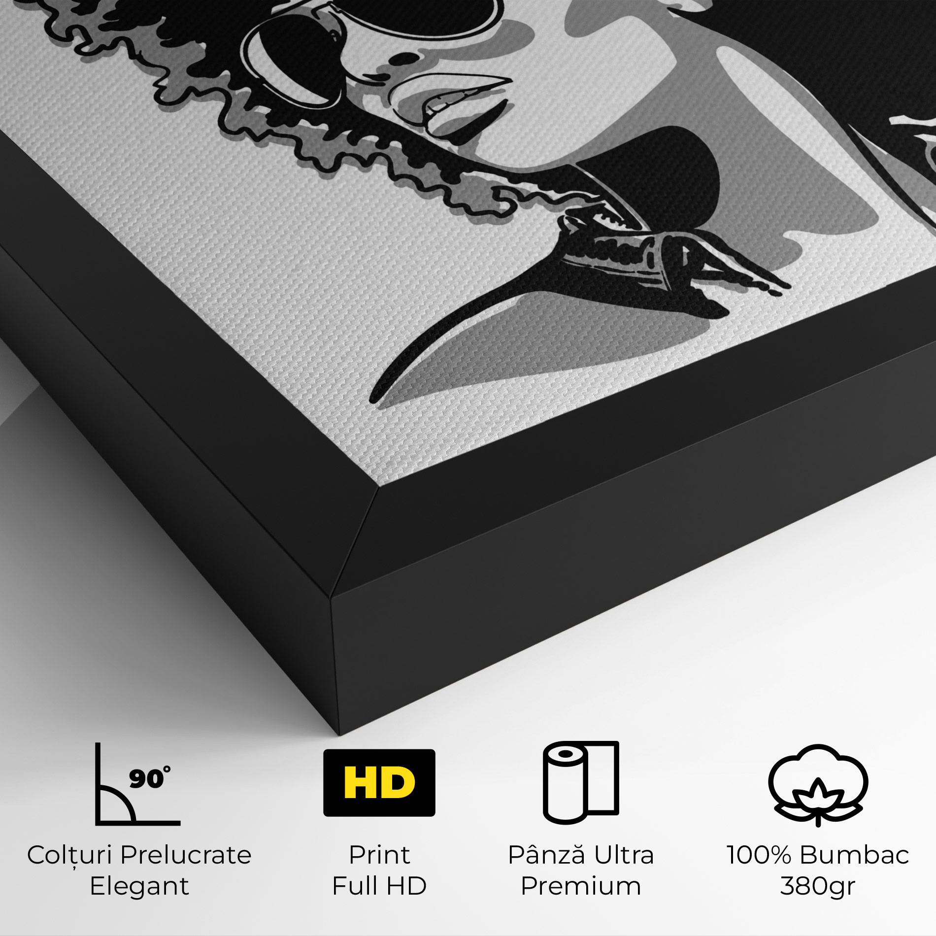 Tablou Canvas Black Grasses mockup 4