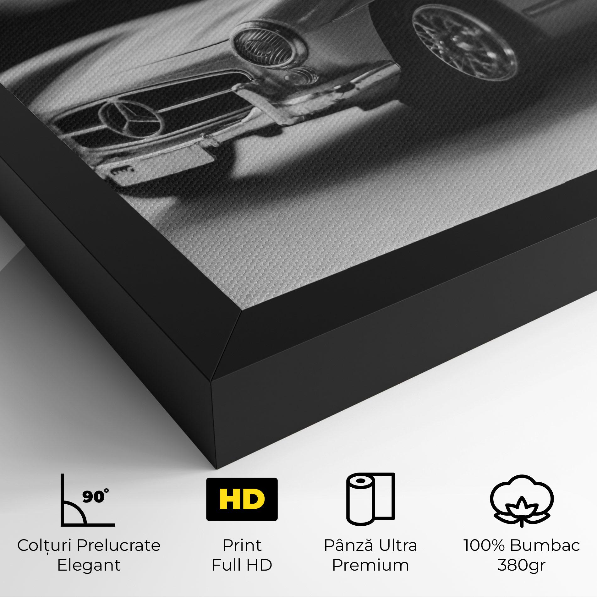 Tablou Canvas Grey Old Car mockup 4