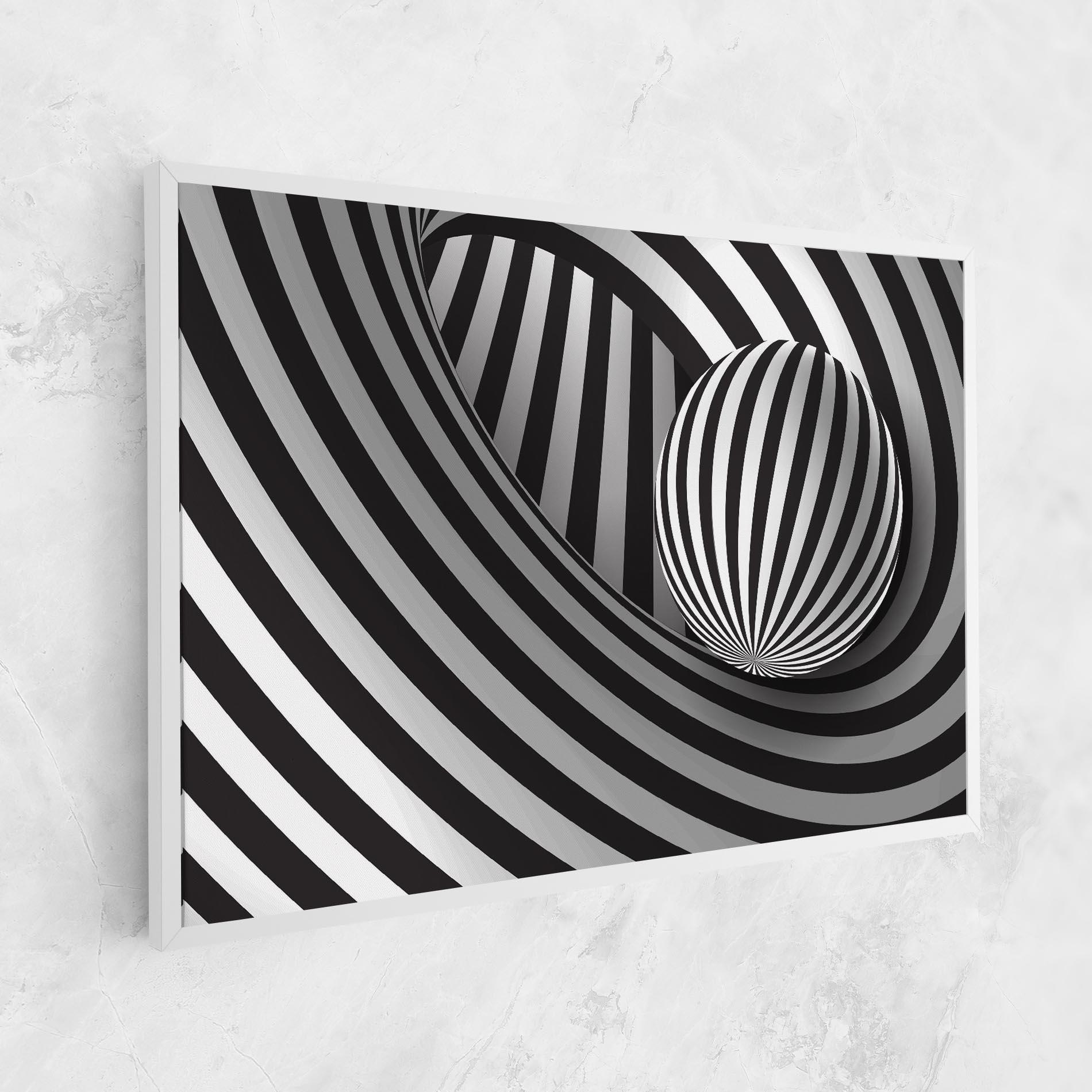Tablou Canvas 3d Zebra Ball mockup 1
