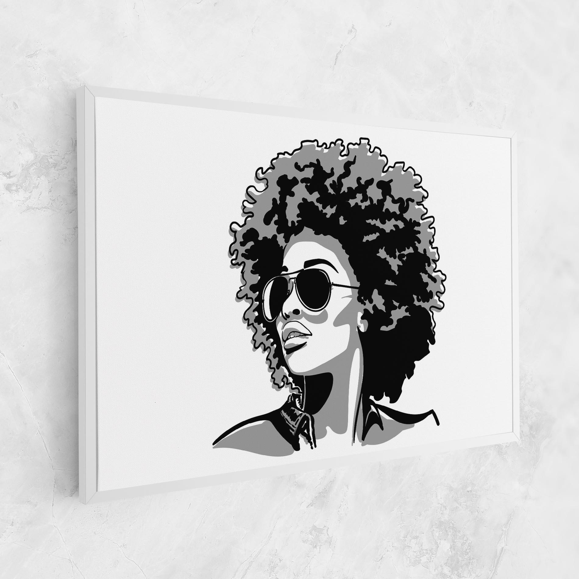 Tablou Canvas Black Grasses mockup 1