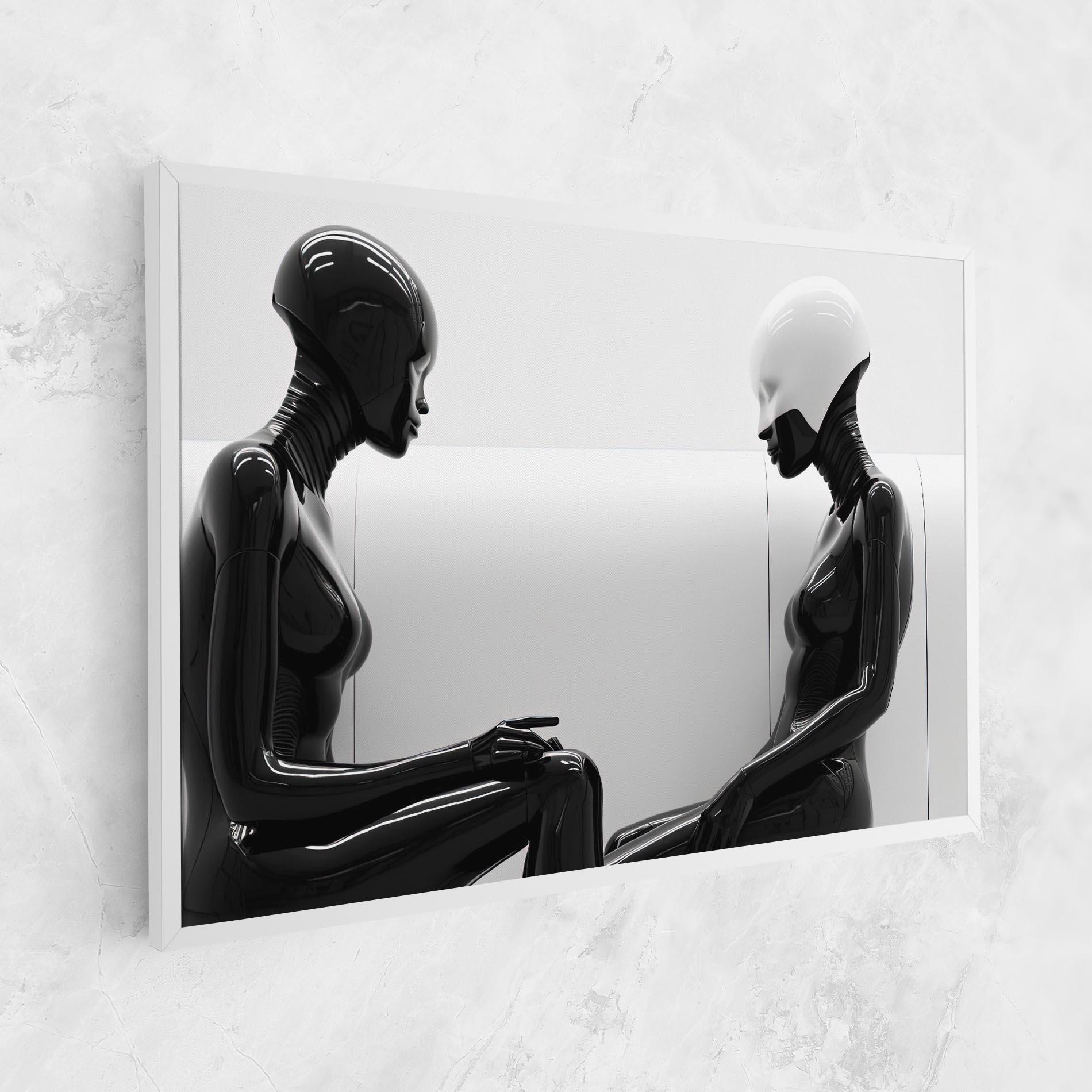 Tablou Canvas Black Mannequin mockup 1