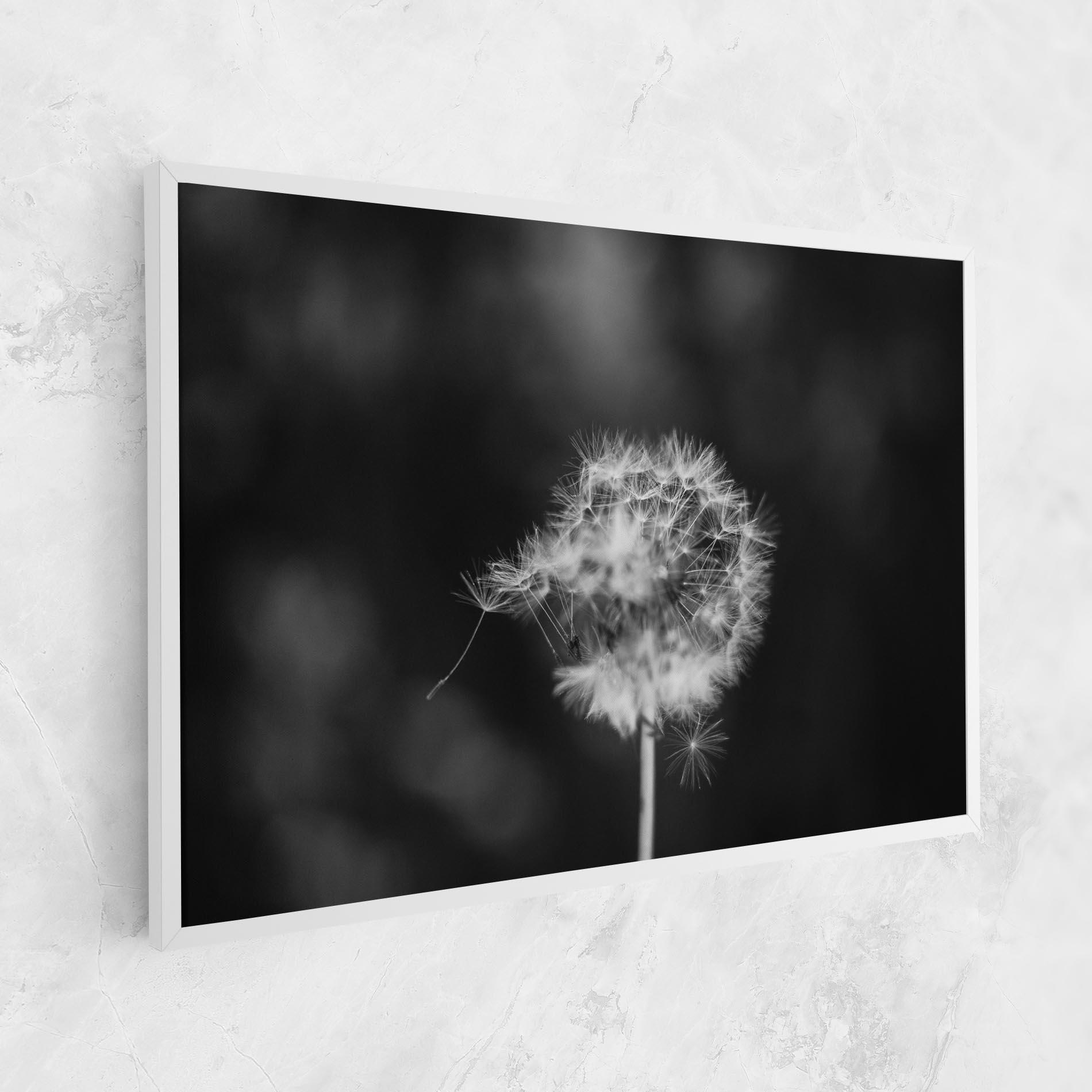 Tablou Canvas Grey Dandelion mockup 1