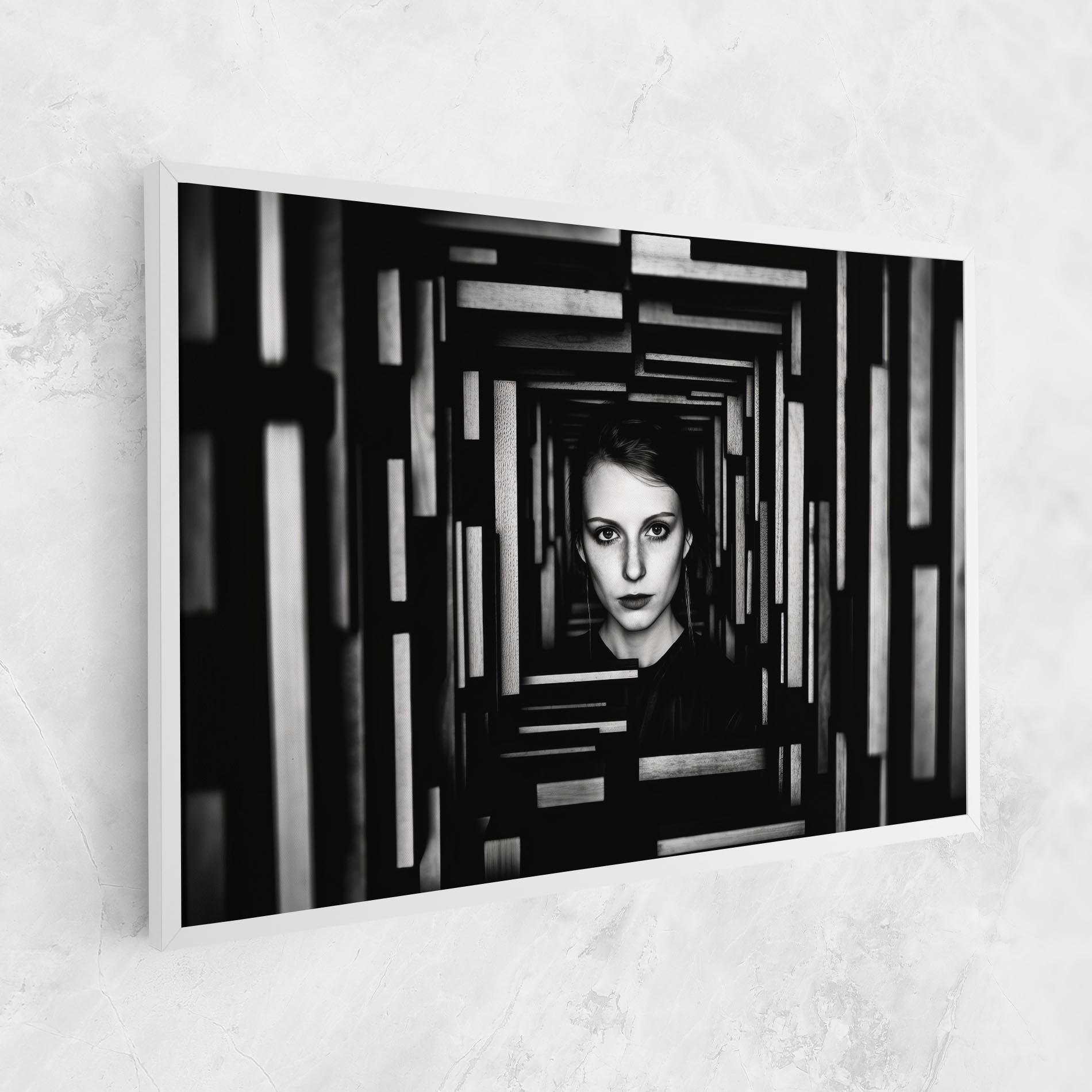 Tablou Canvas Tunnel Woman mockup 1