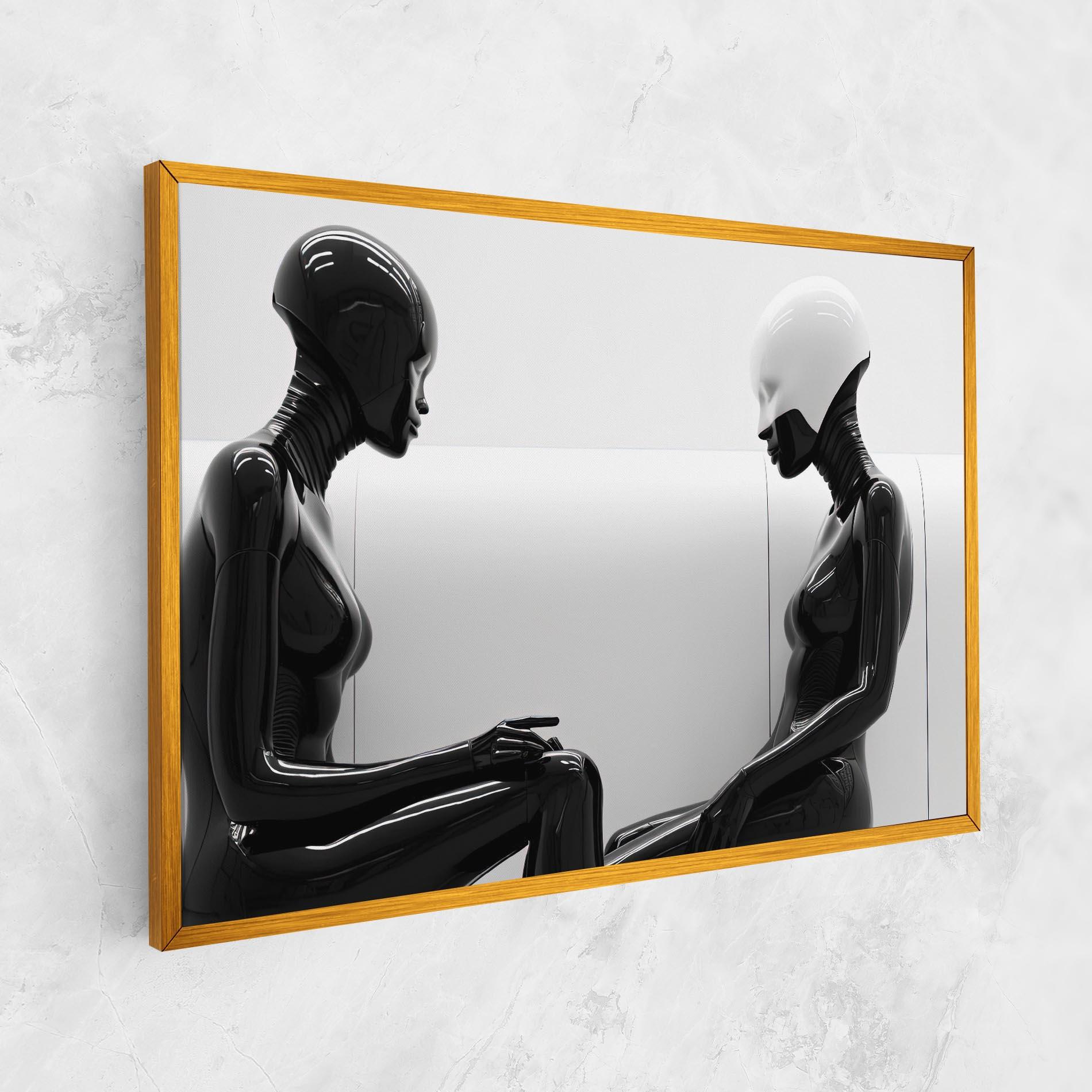 Tablou Canvas Black Mannequin mockup 1