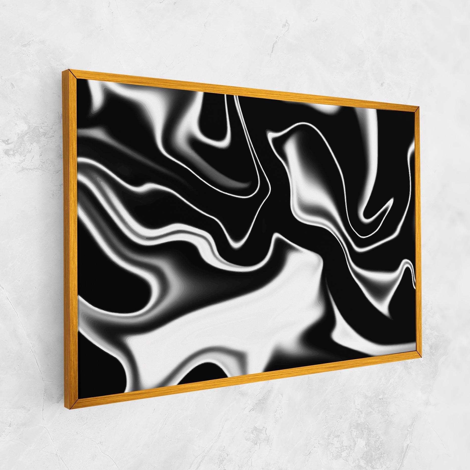 Tablou Canvas Black Metalic Art mockup 1