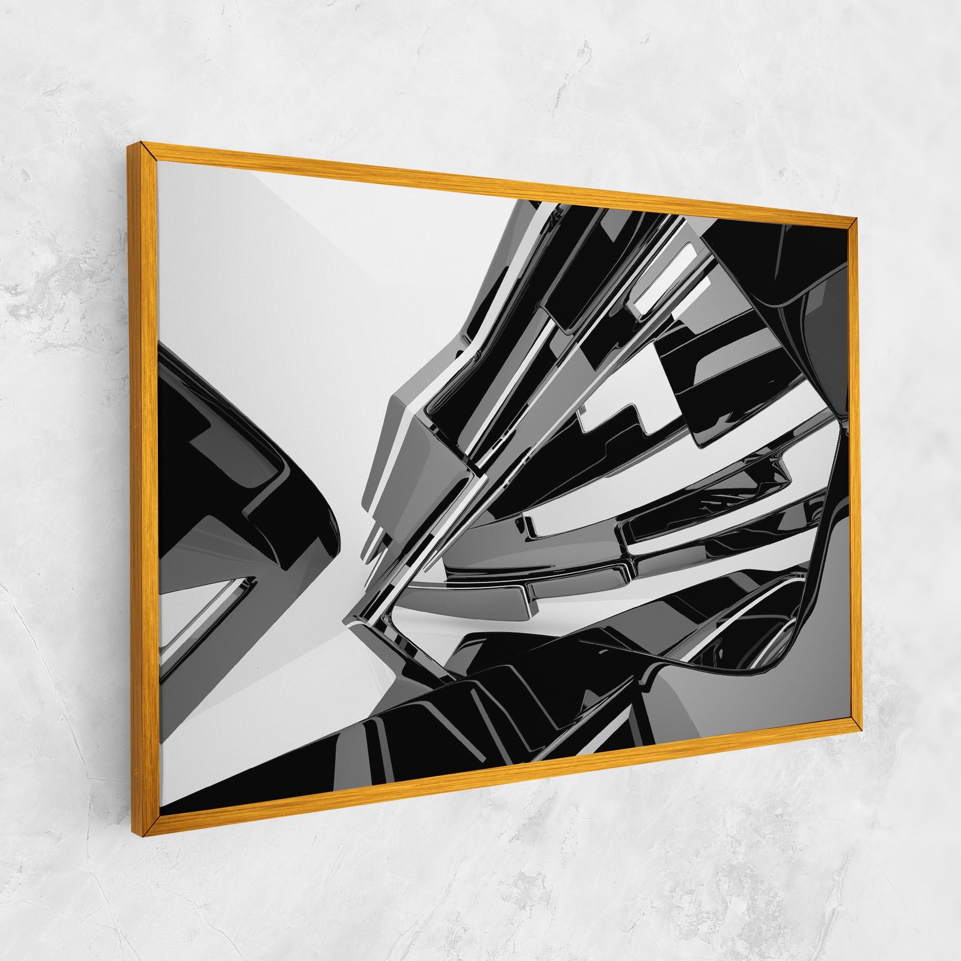 Tablou Canvas Black Sculpture mockup 1