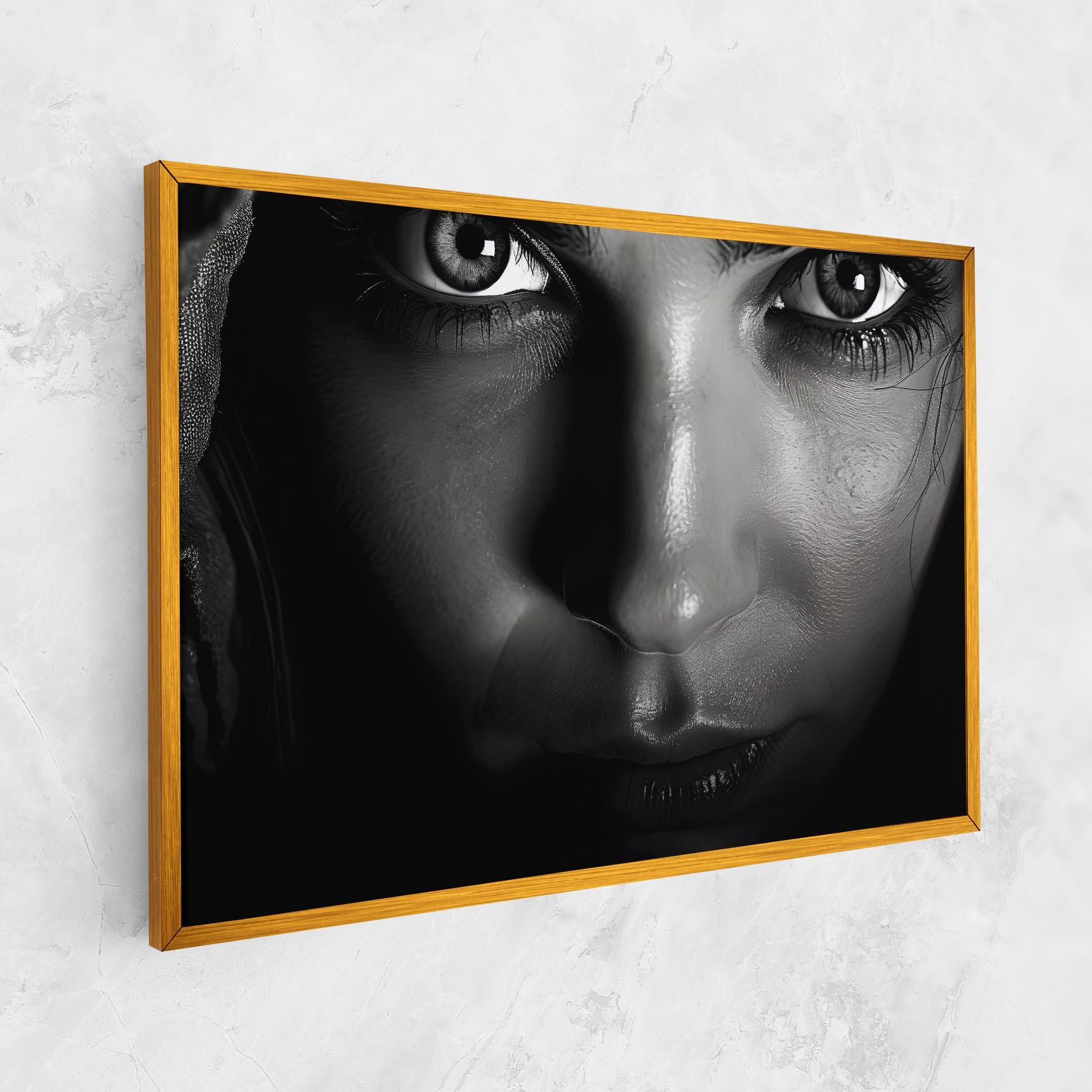 Tablou Canvas Closeup Portrait mockup 1