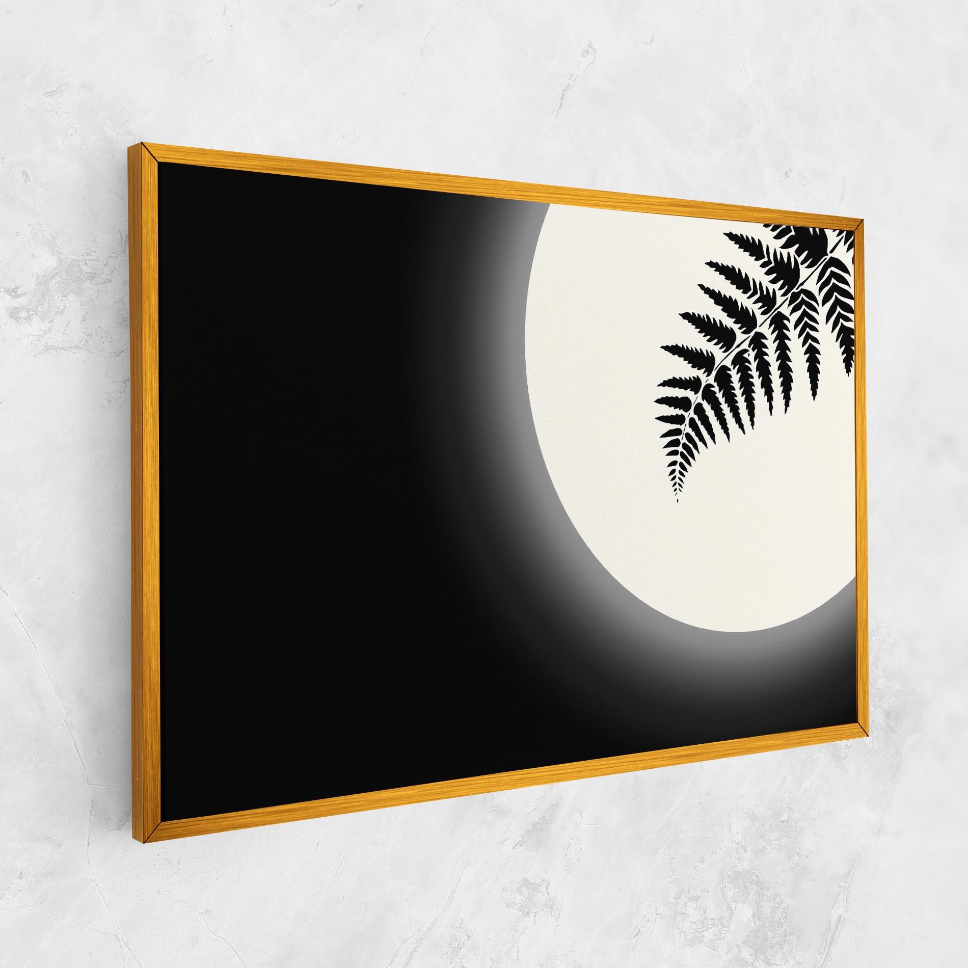 Tablou Canvas Full Moon Leaf mockup 1