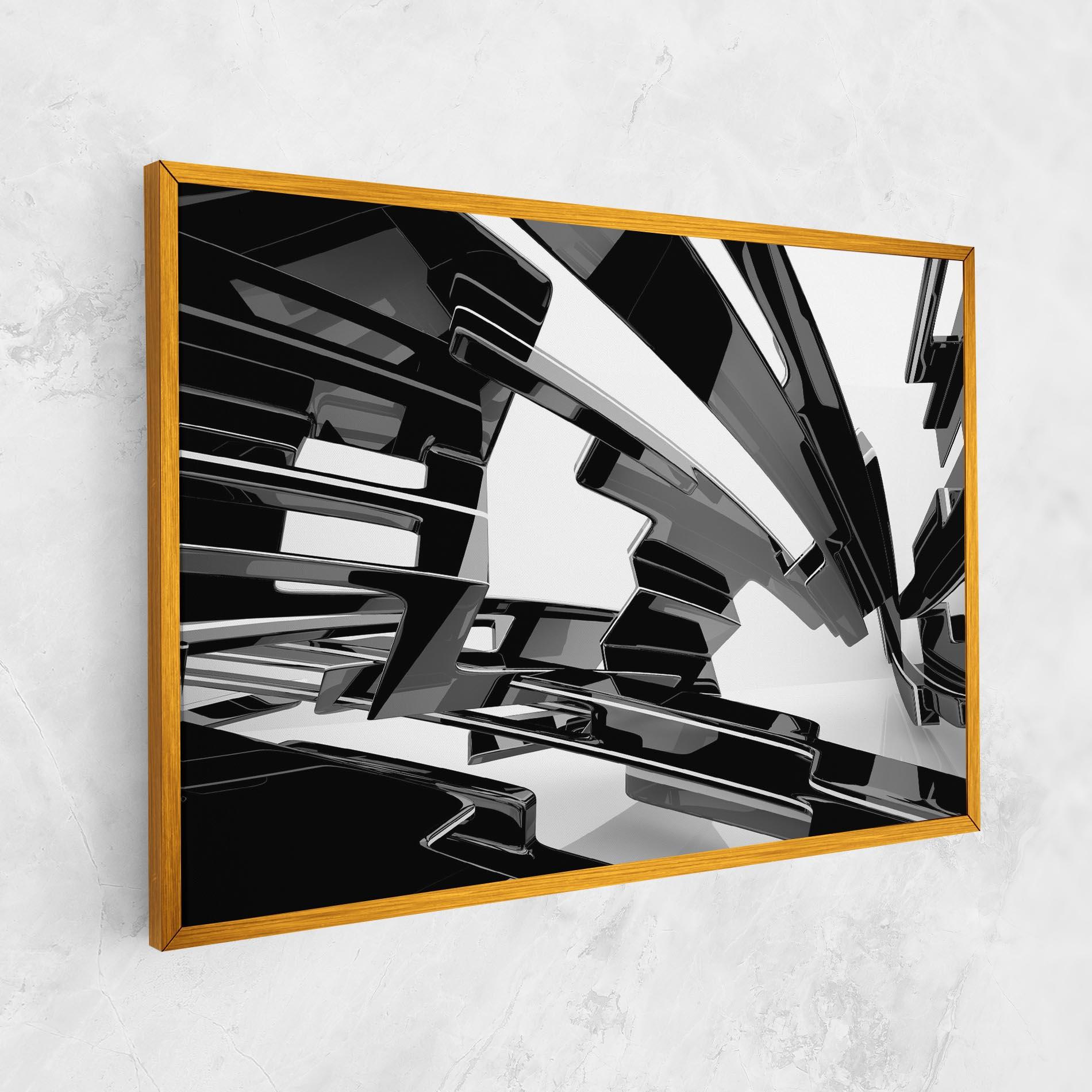 Tablou Canvas Glossy Sculpture mockup 1
