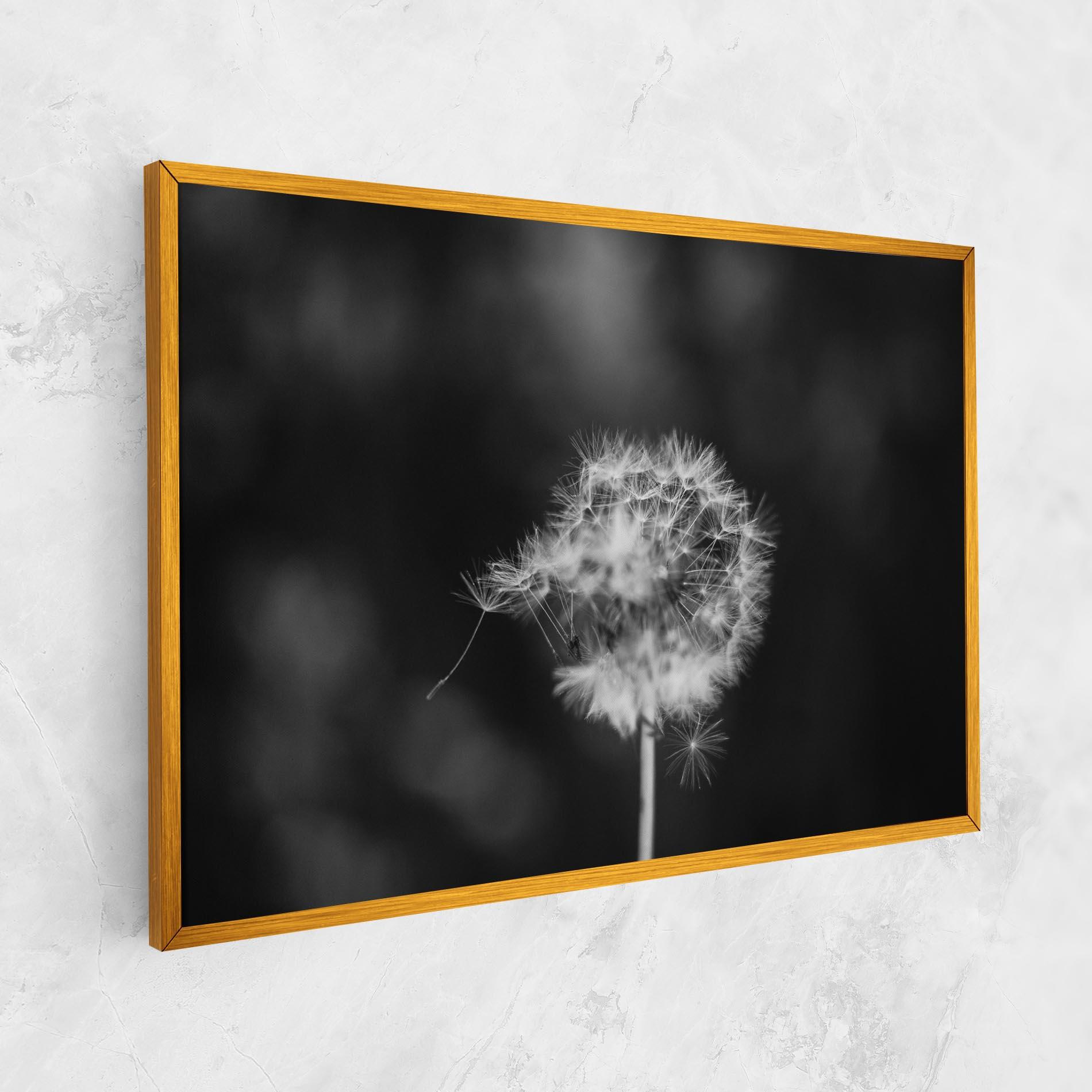 Tablou Canvas Grey Dandelion mockup 1