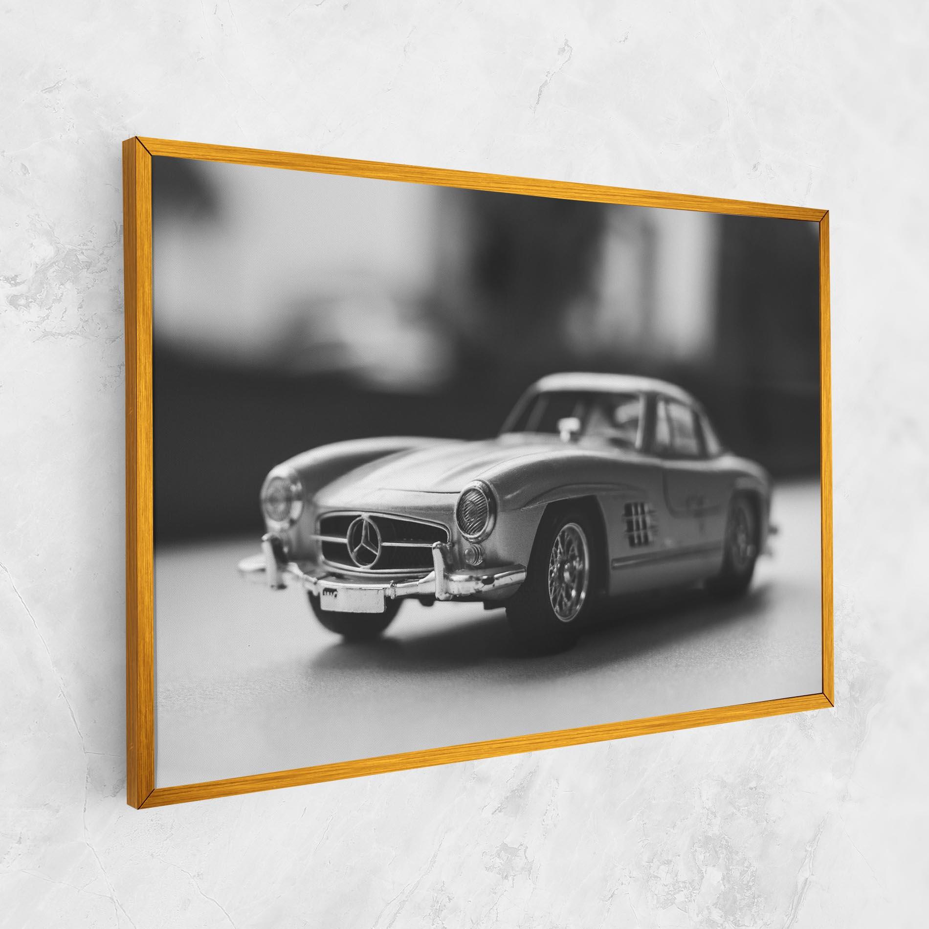Tablou Canvas Grey Old Car mockup 1