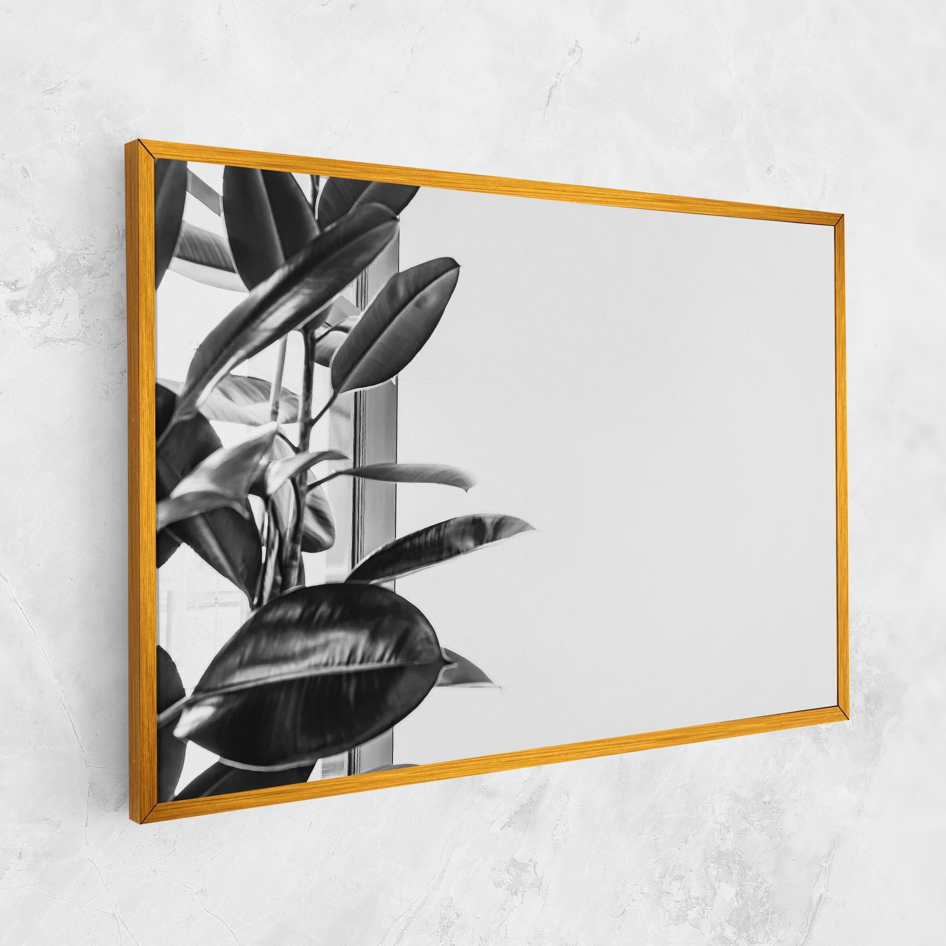 Tablou Canvas Grey Plant mockup 1